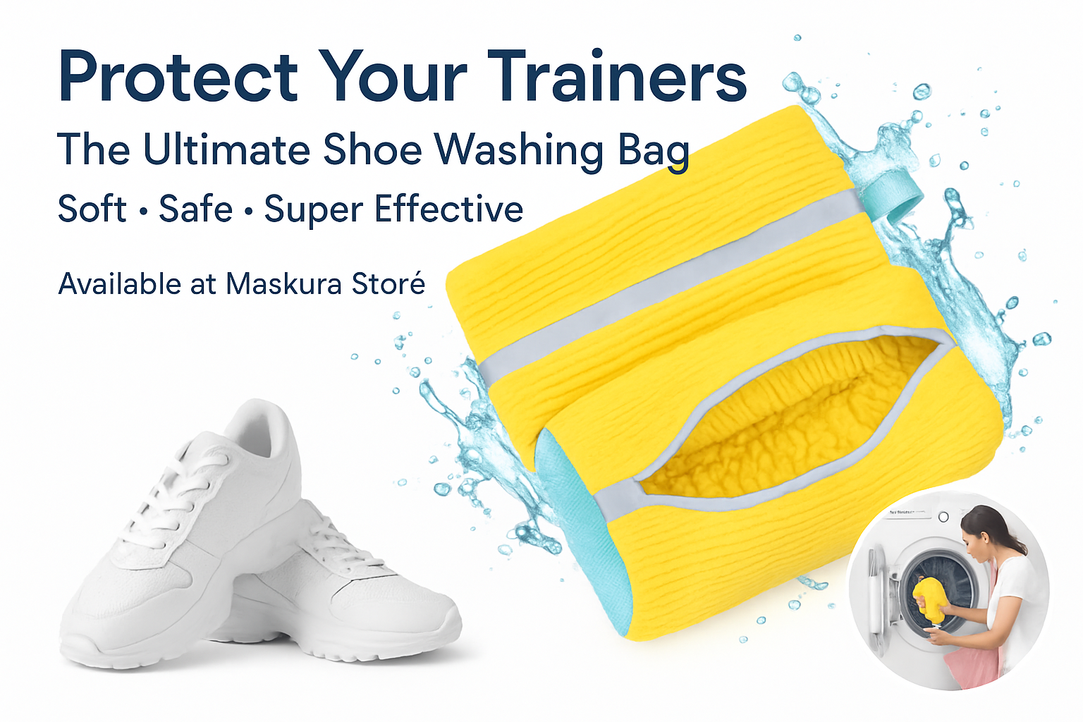 Shoe Washing Machine Bag