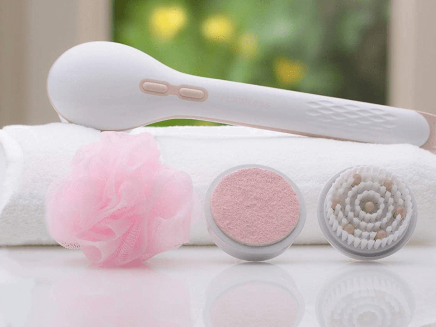 Dry Body Brushing Before and After