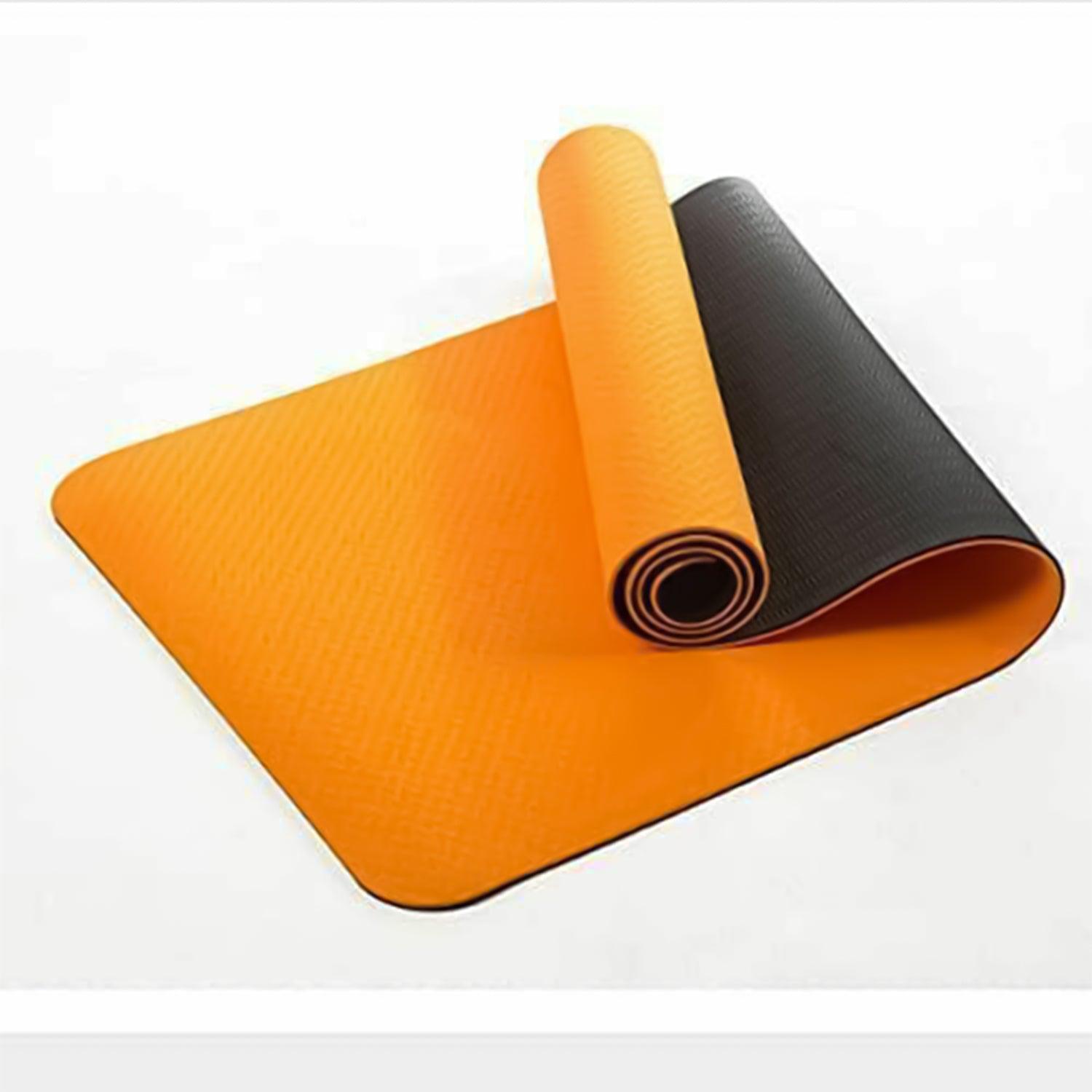 Thickest Yoga Mat - TPE Gymnastics Mat, Training Mat, Non-Slip Pilates Mat, Yoga Fitness Mat, Eco friendly Yoga mat for fitness Gym - Maskura - Get Trendy, Get Fit