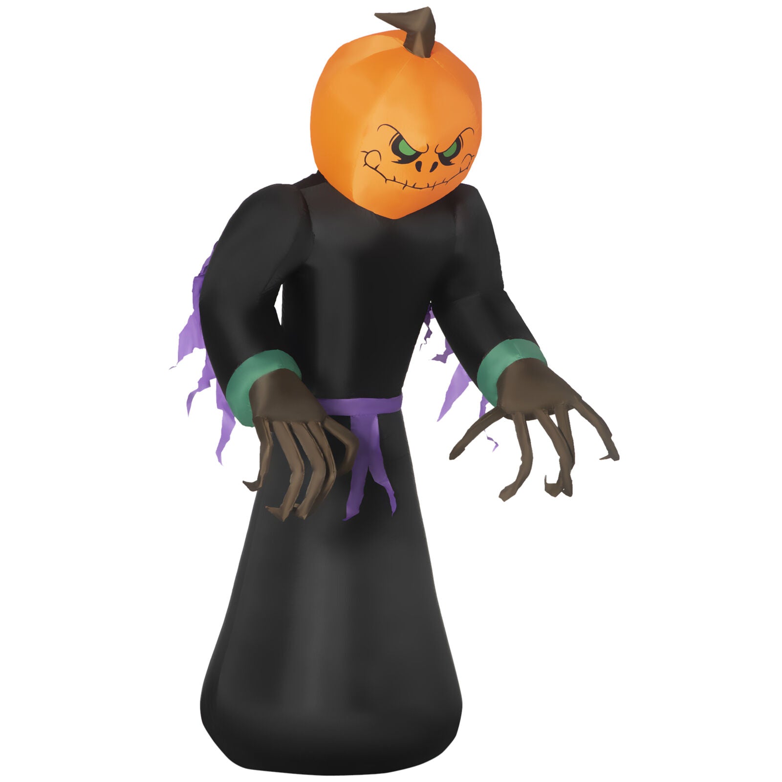 Halloween Inflatable UK - Inflatable 2.4m Tall Pumpkin Man Halloween