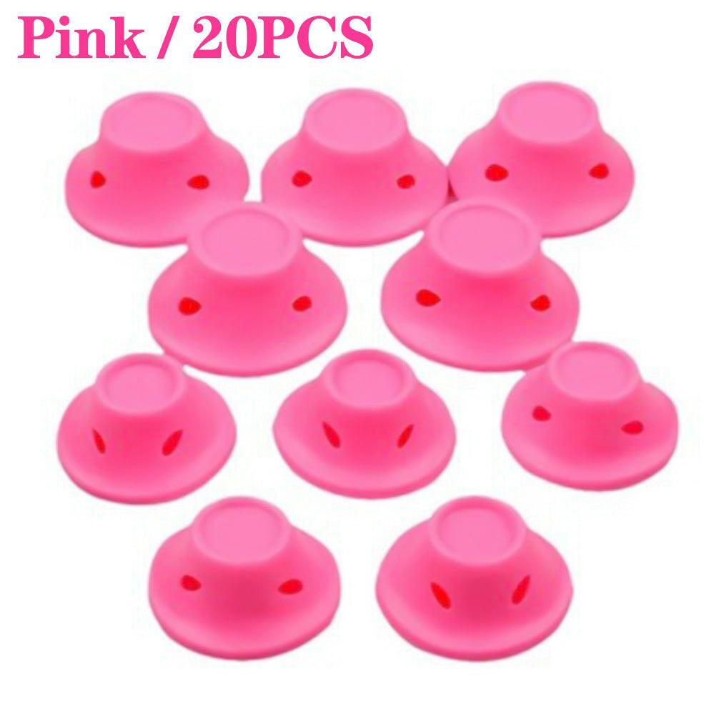 Spoolies Hair Curlers UK - 20/40PCS No Heat Silicone DIY Soft Magic Hair Curlers