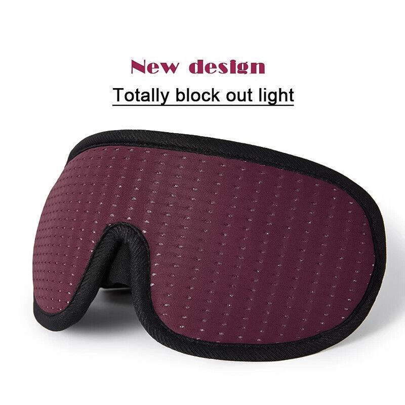 Best Sleep Mask - 3D Sleeping Eye Mask Breathable Soft Padded Mask Cover Eyepatch