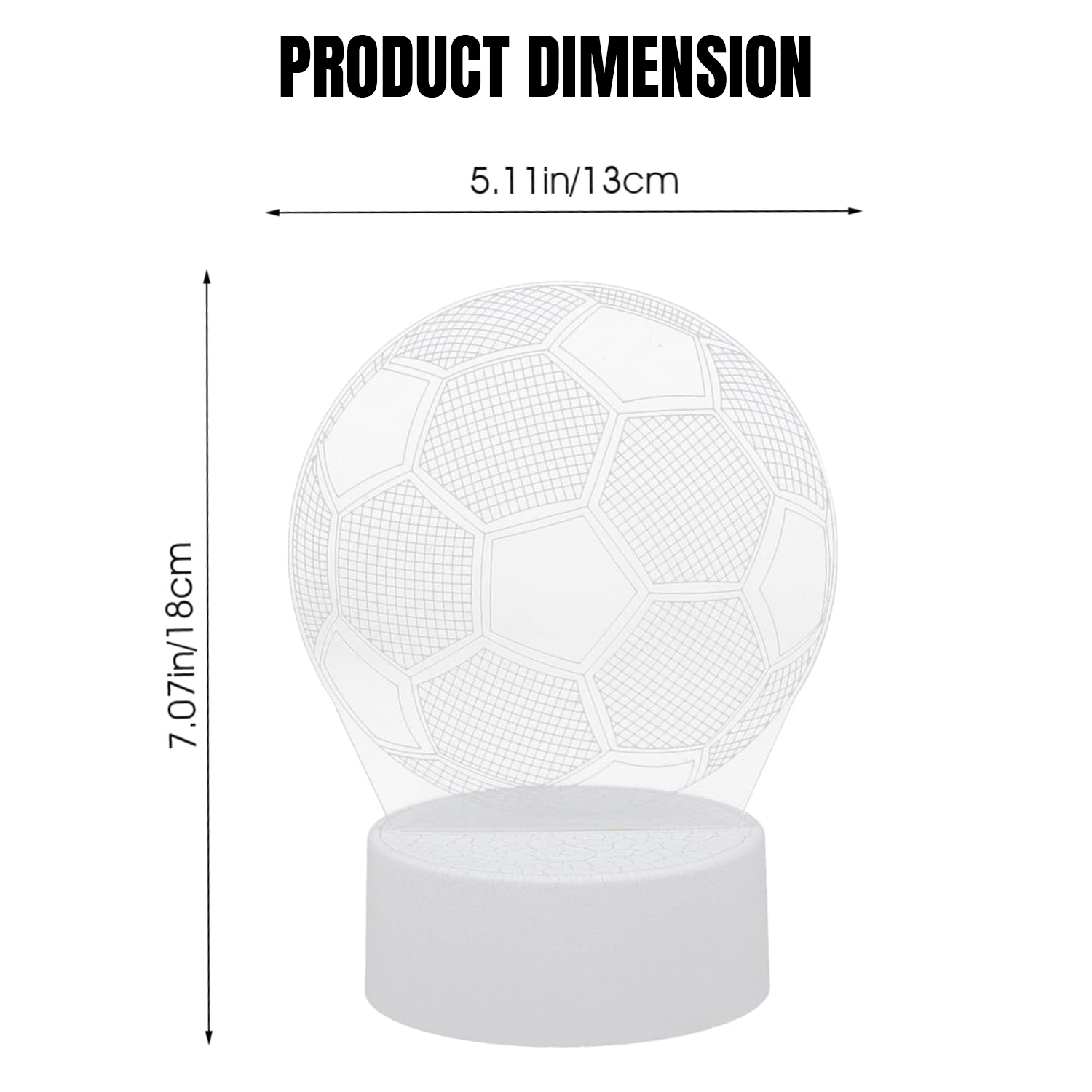 3D visual lamp for home decor or gifts