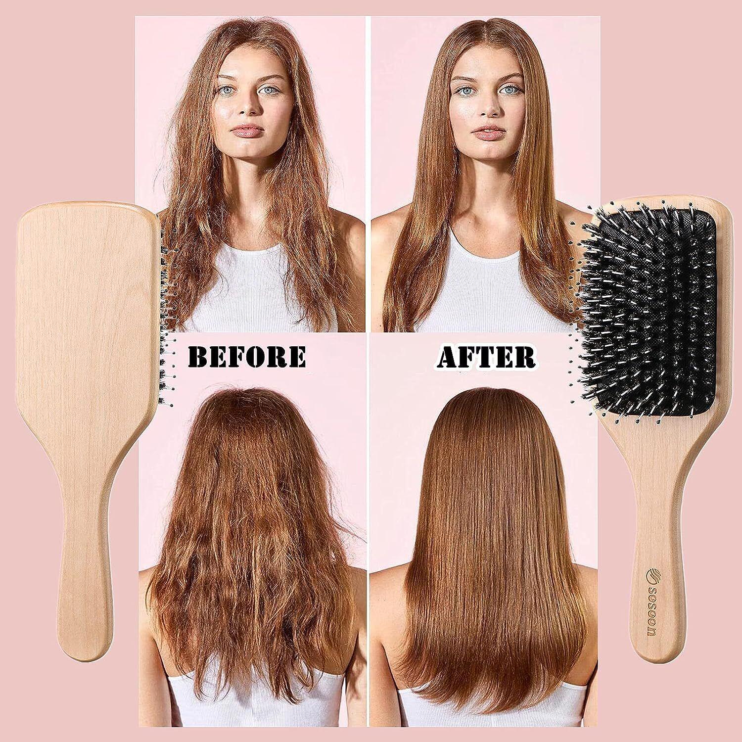 Luxury Hair Brush Set - 5pk Hair Brush Set for Women