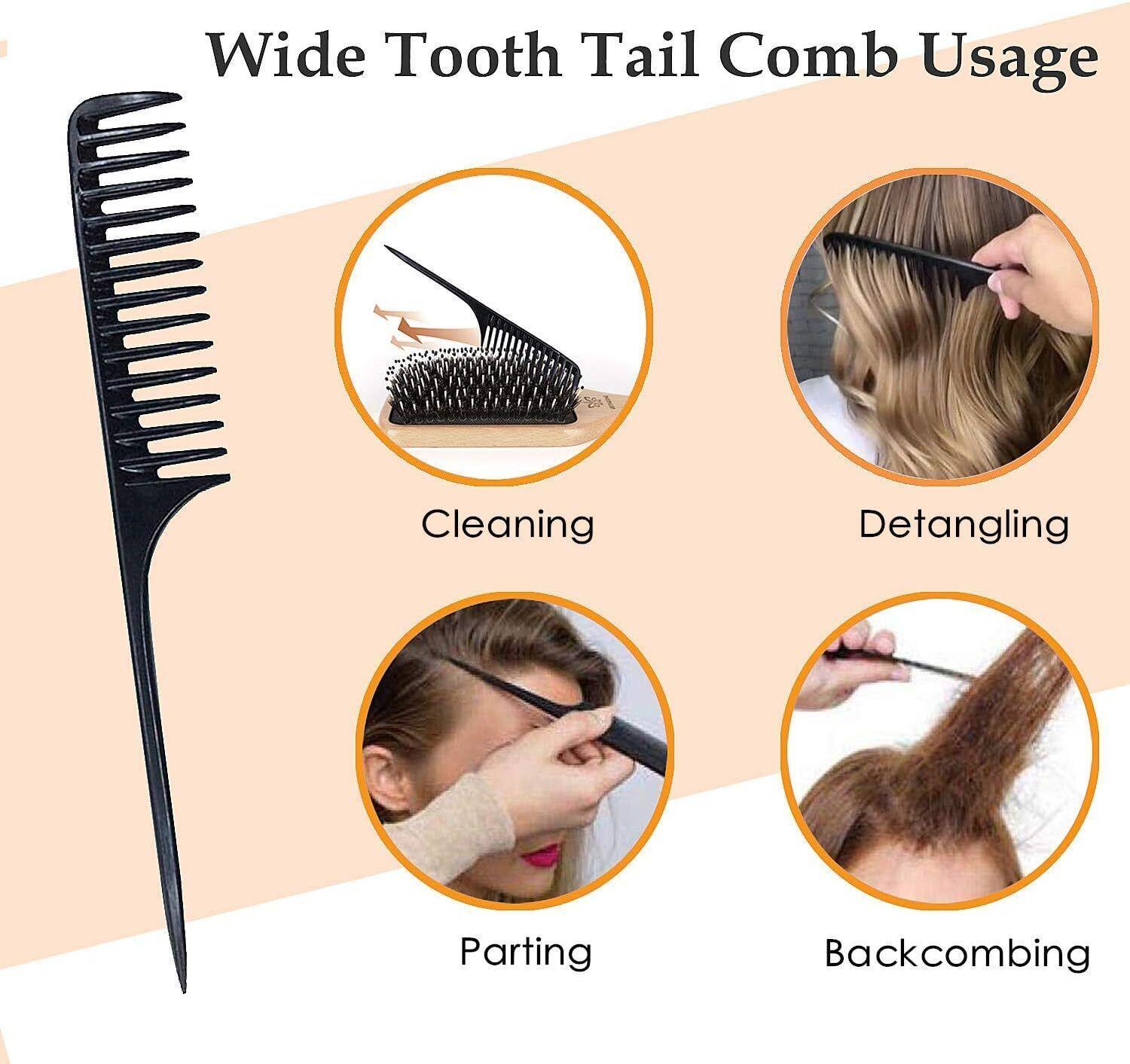 Luxury Hair Brush Set - 5pk Hair Brush Set for Women