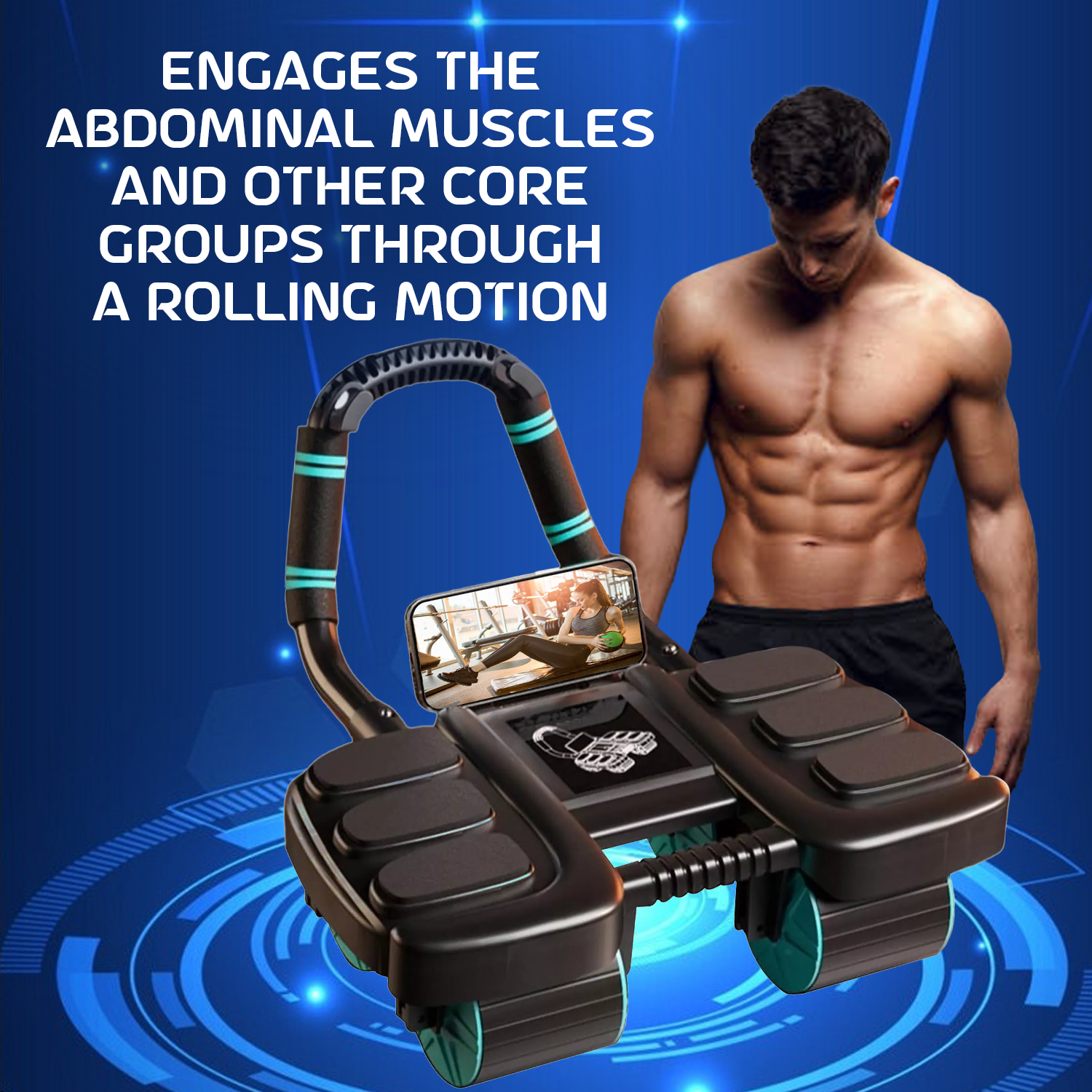 Ab roller wheel for core strength training