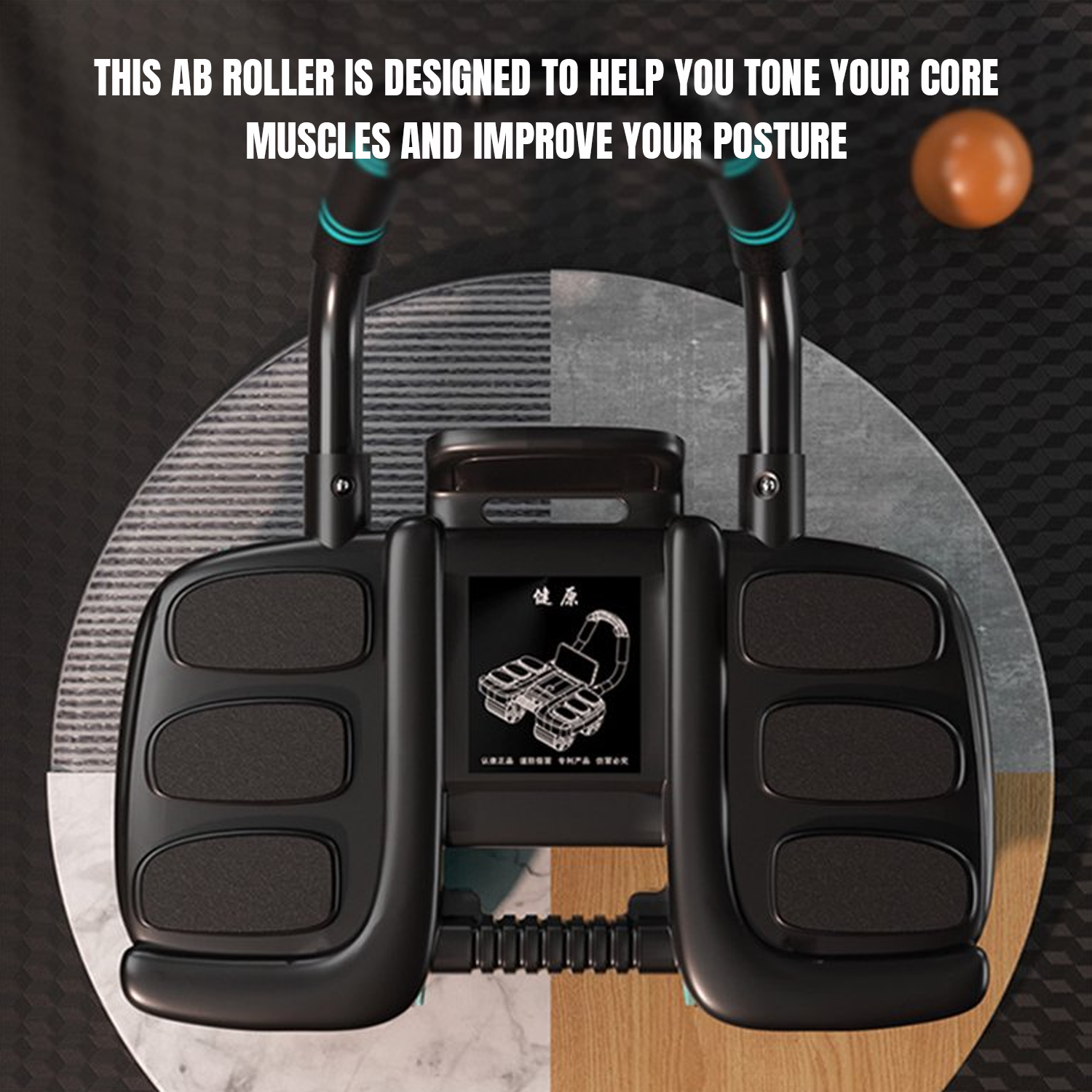 Ab roller wheel for toning belly fat