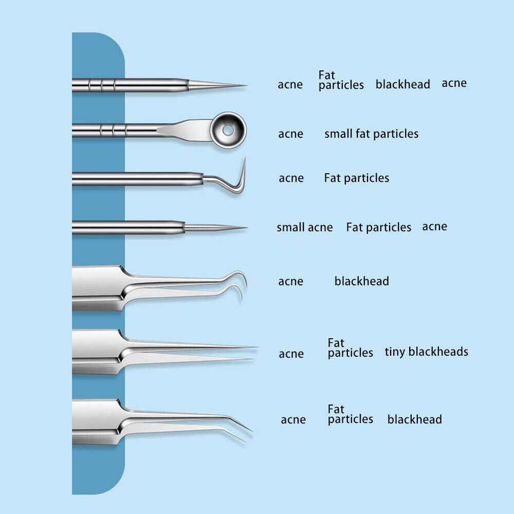 Blackhead Remover Needle - Pimple Blemish Comedone Extractor Tweezer Tool