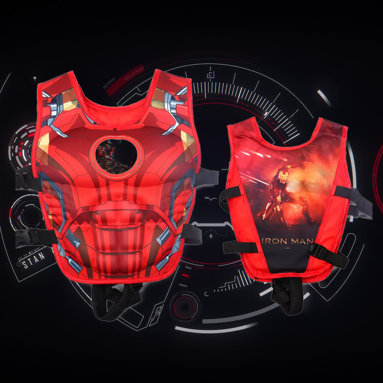 Adjustable swim float jacket for beginners
