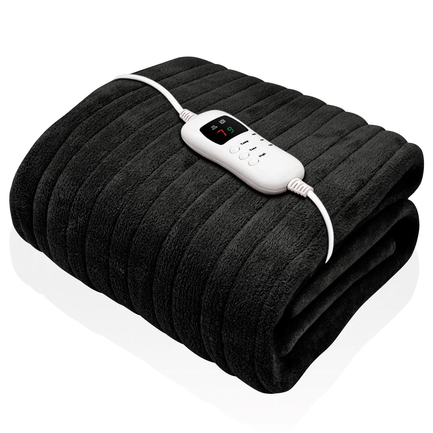 Adjustable temperature king size electric blanket
