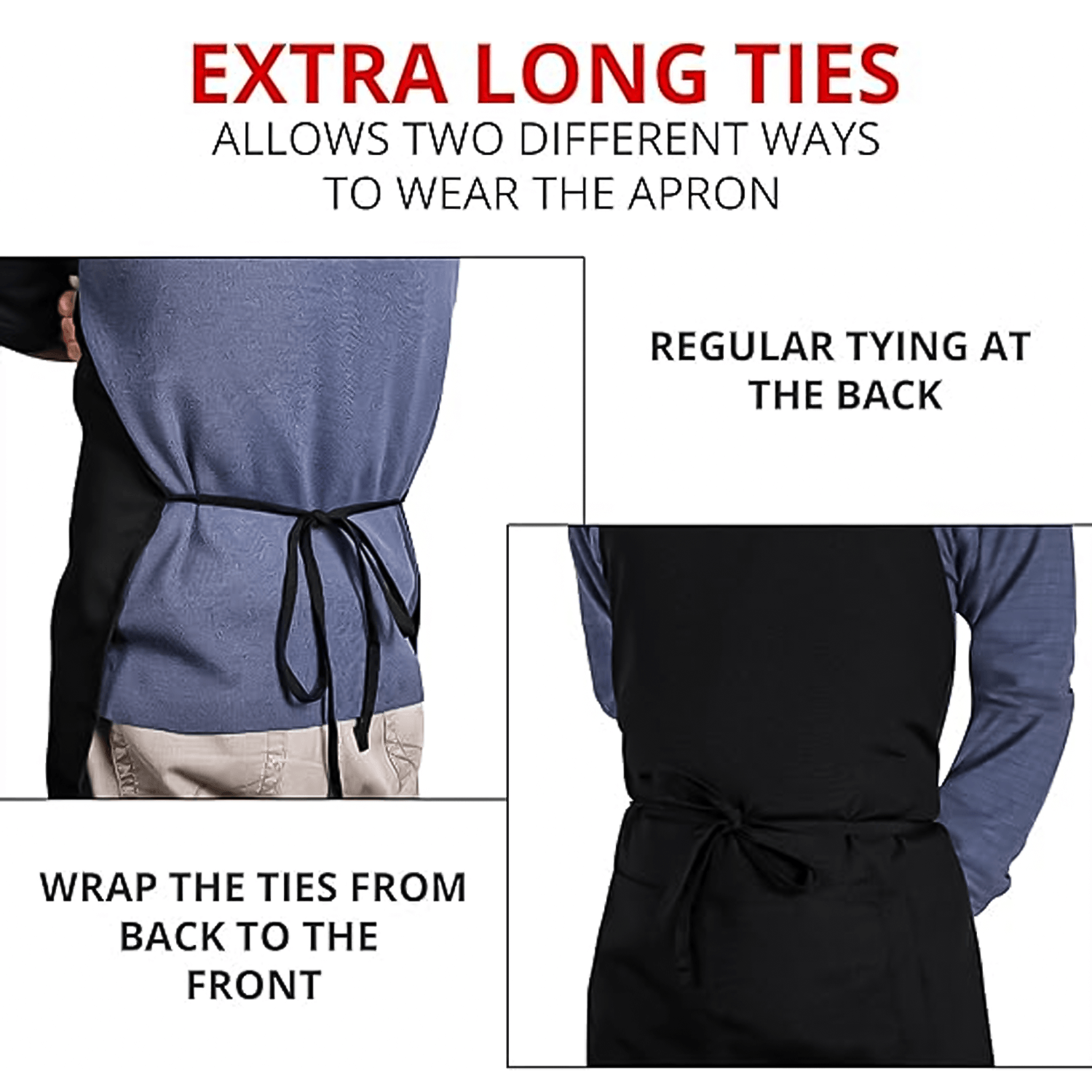 Adjustable waterproof apron