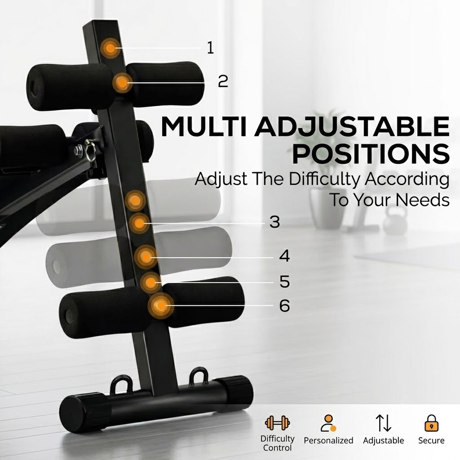 Adjustable weight bench for home gym workouts