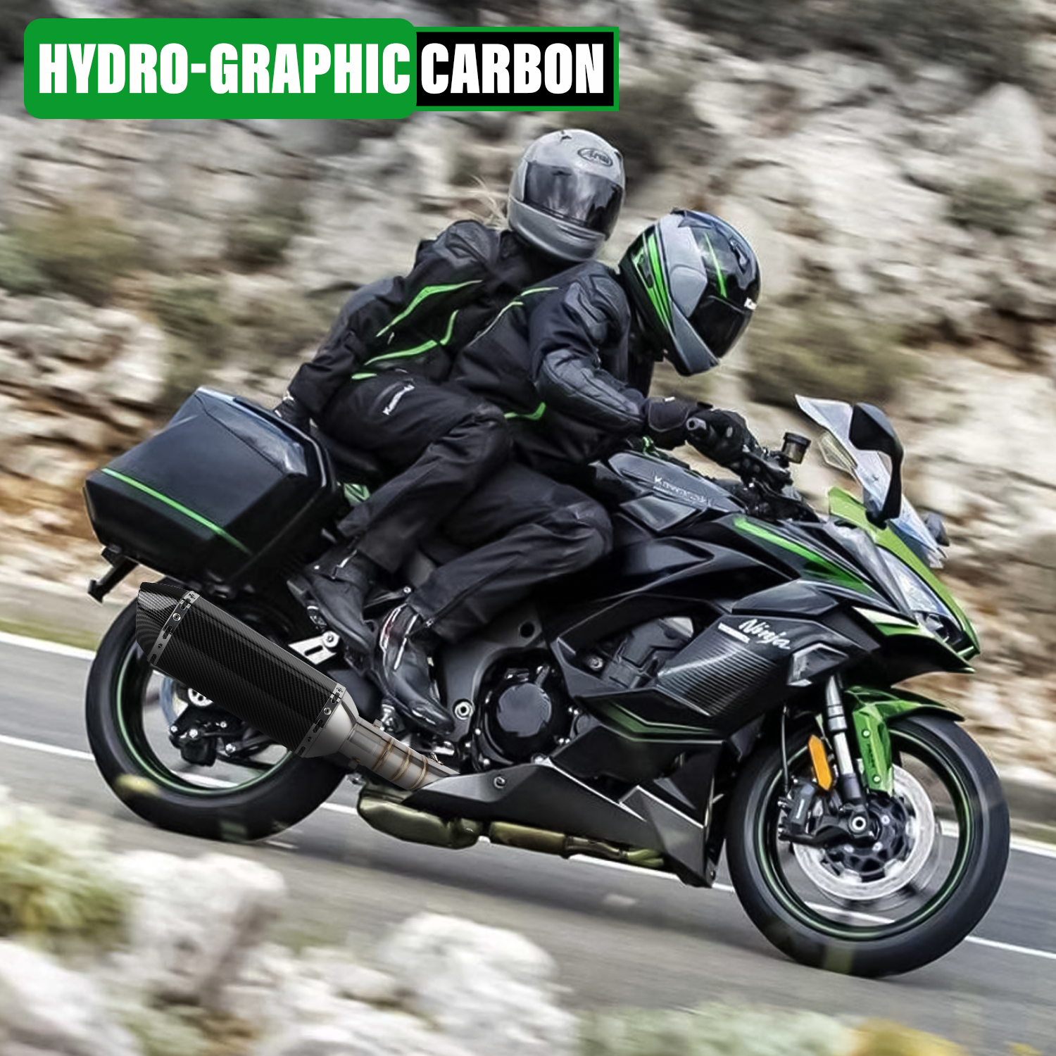 Aftermarket exhaust for Z1000SX motorcycle