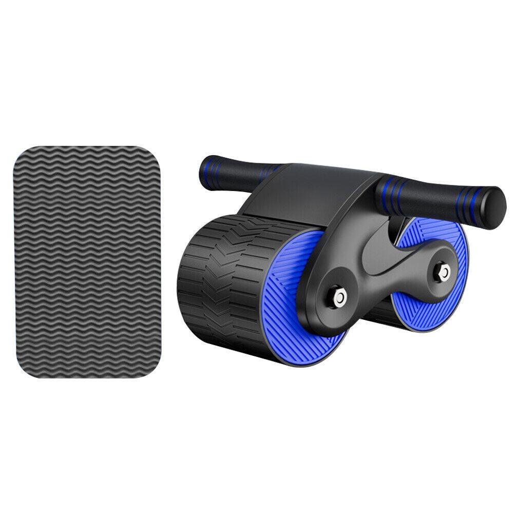 Automatic Rebound Abdominal Wheel - Anti Slip AB Roller Automatic Rebound Abdominal Wheel Roller for Arm Waist Leg Exercise with Kneeling Pad Stretch