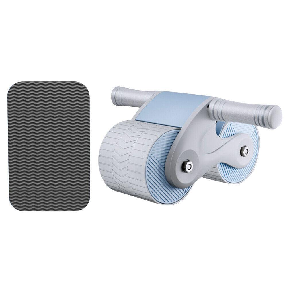 Automatic Rebound Abdominal Wheel - Anti Slip AB Roller Automatic Rebound Abdominal Wheel Roller for Arm Waist Leg Exercise with Kneeling Pad Stretch