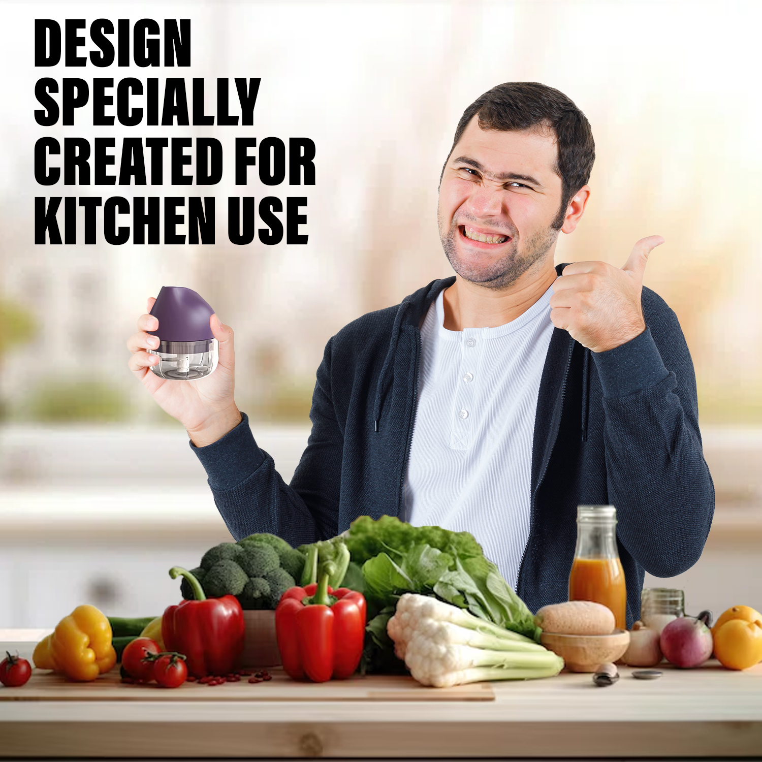 Automatic food chopper for quick meal prep