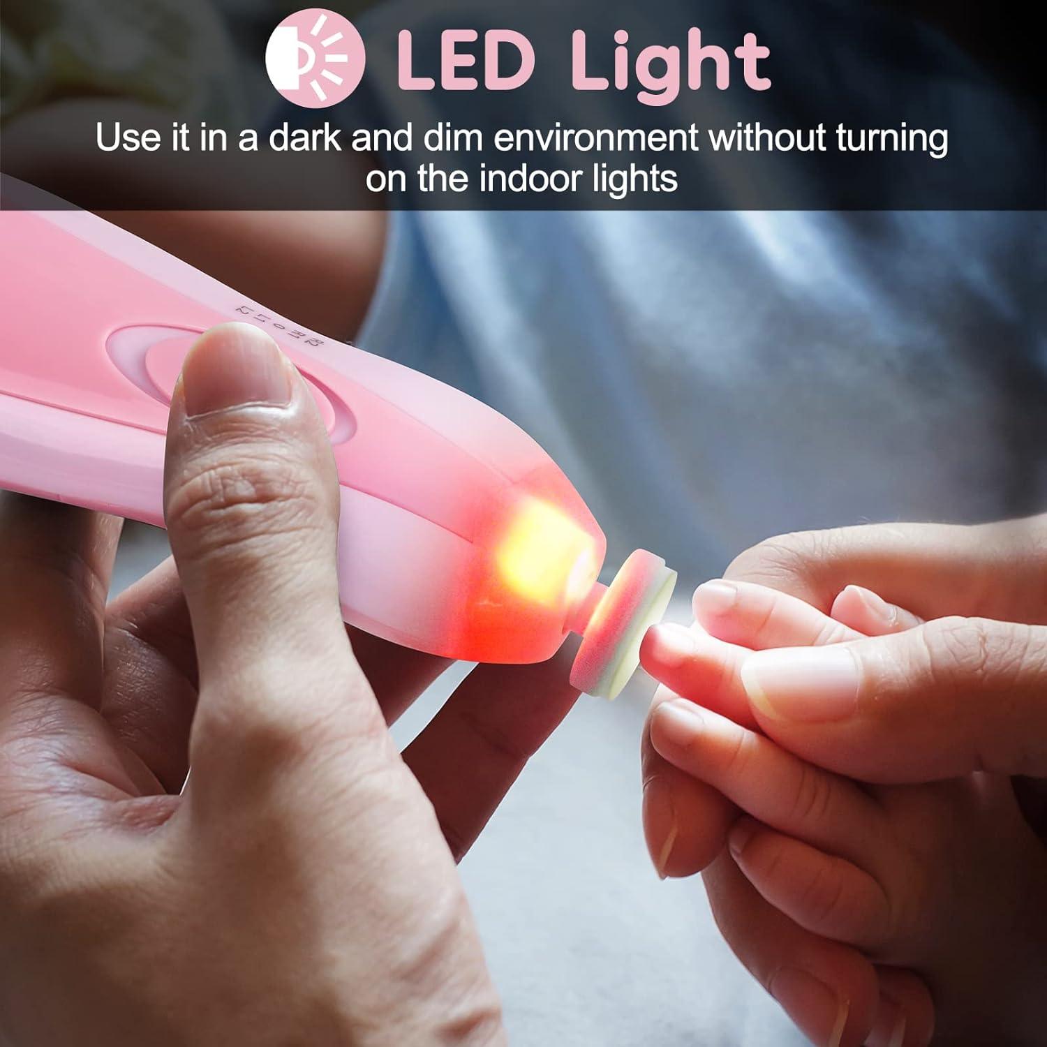 Electric Nail Trimmers - Baby Nail File Kit Clippers