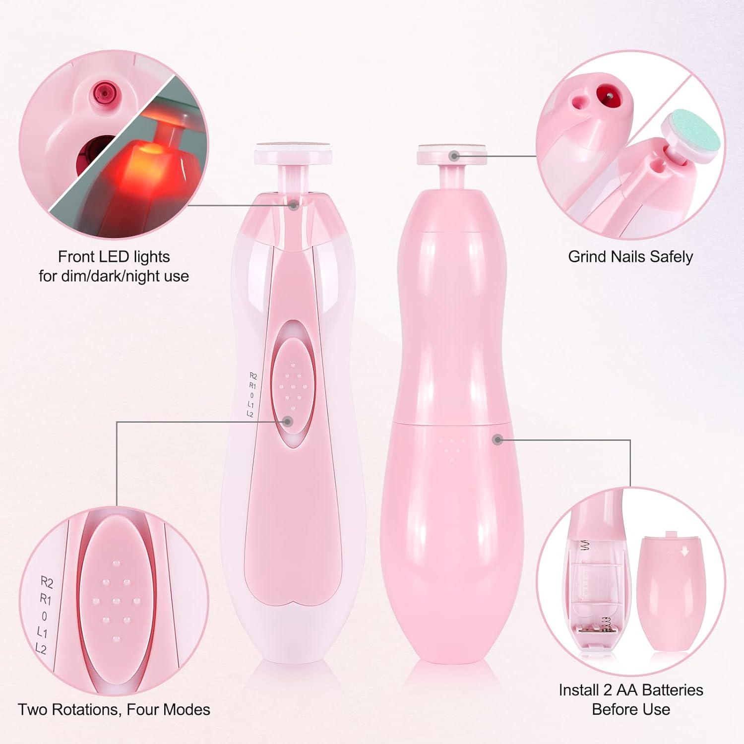 Electric Nail Trimmers - Baby Nail File Kit Clippers