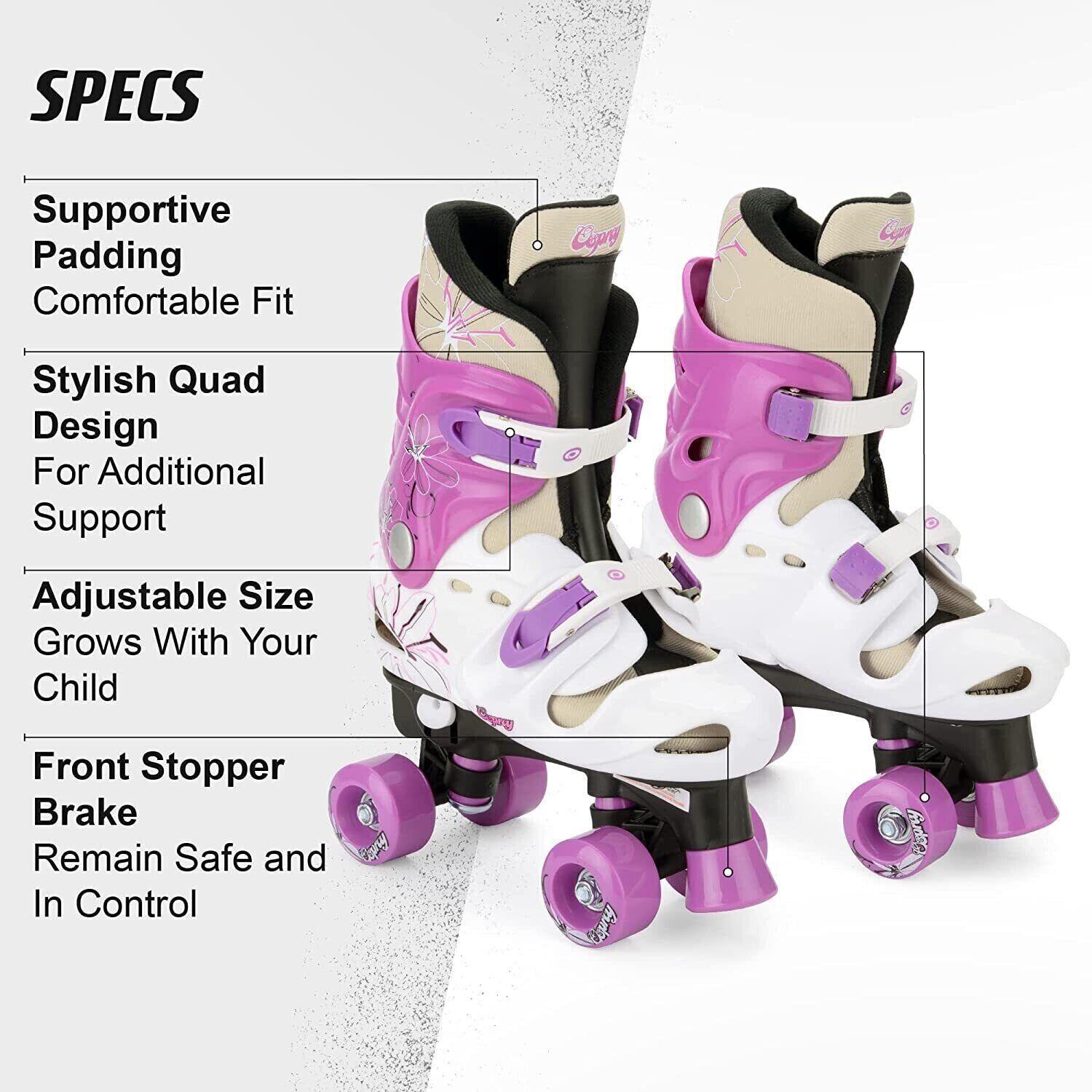 Cheap Roller Skates UK - Adjustable 4 Wheels Kids Roller Skates Boots