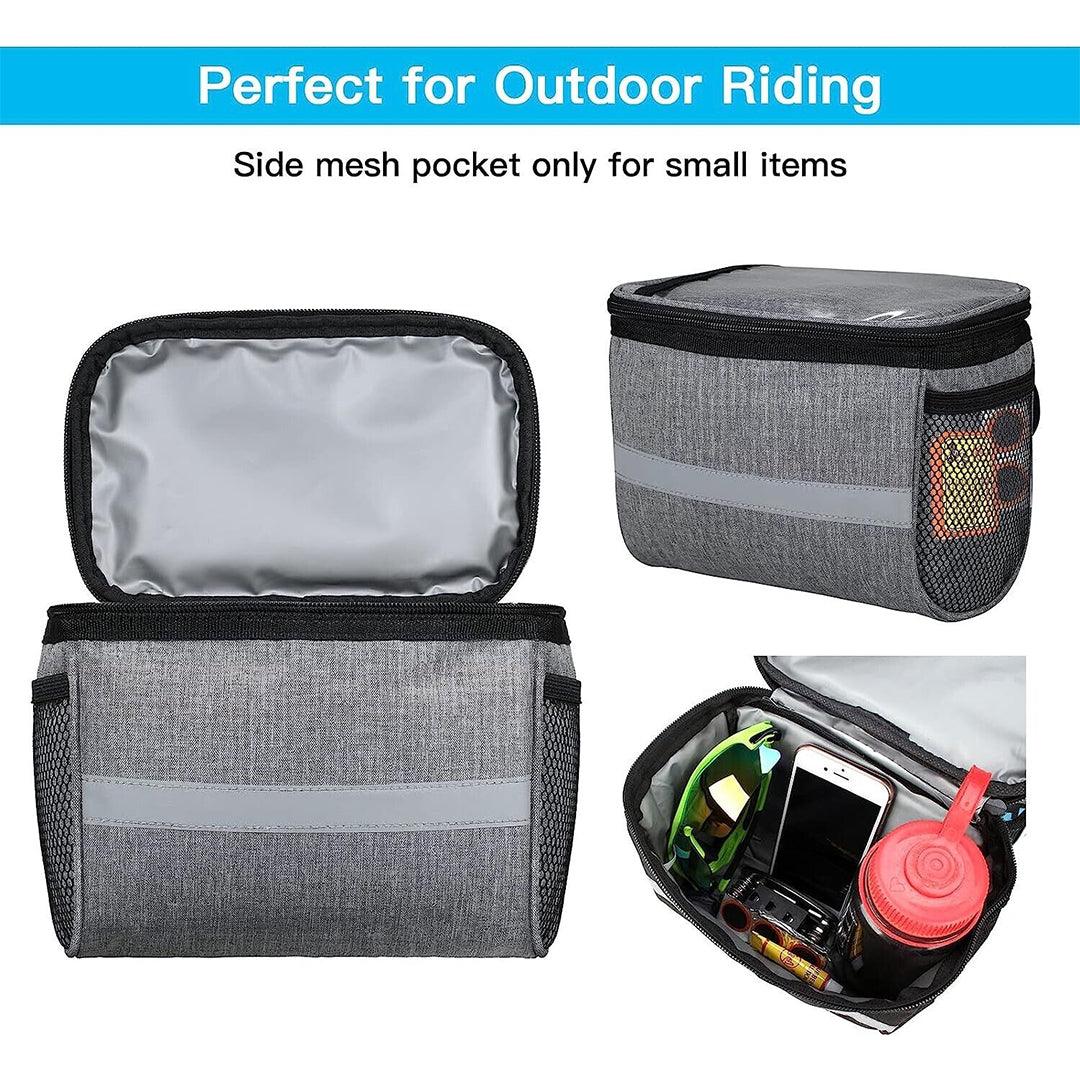 Handlebar Bags for Bikes - Bicycle Front Waterproof Basket Cycling Organiser UK