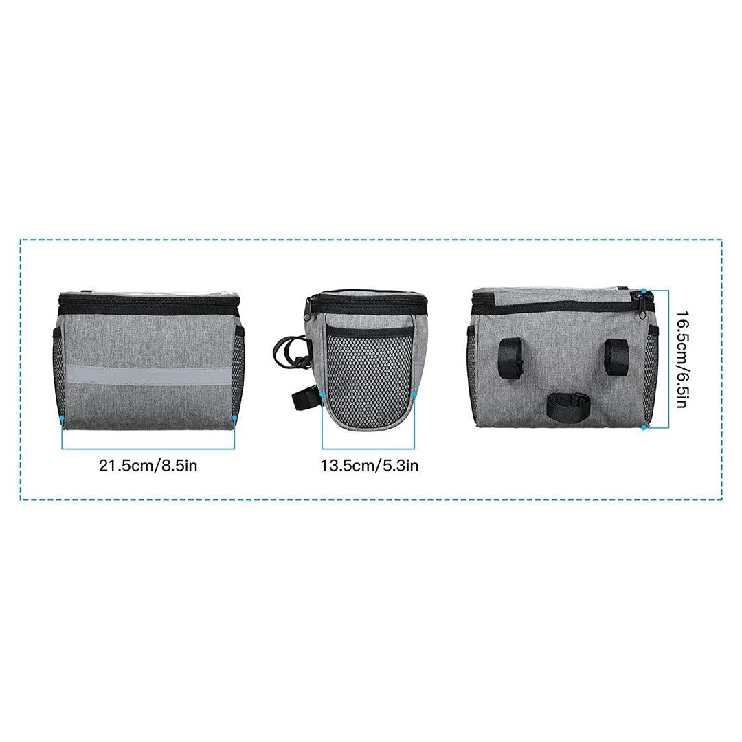 Handlebar Bags for Bikes - Bicycle Front Waterproof Basket Cycling Organiser UK