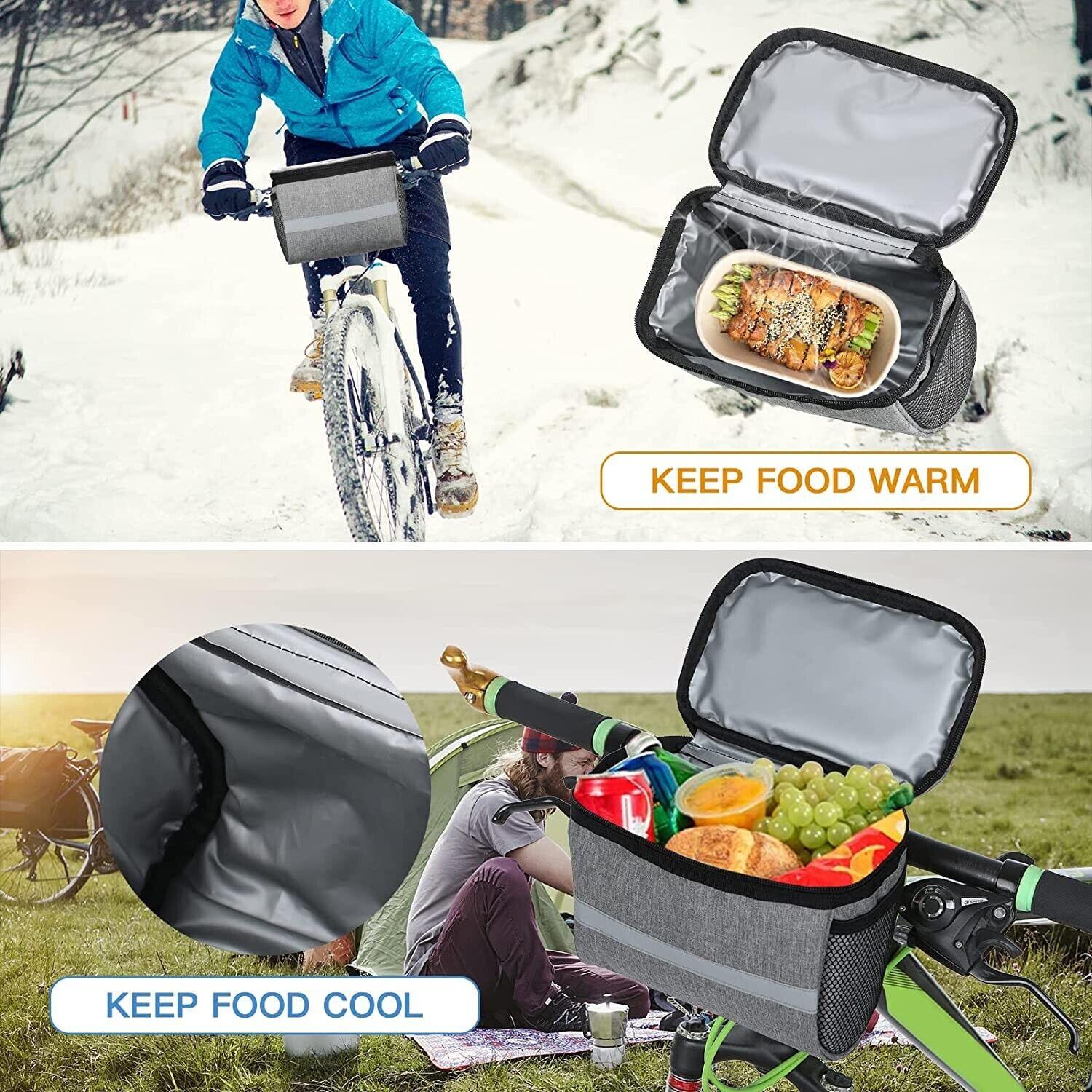 Handlebar Bags for Bikes - Bicycle Front Waterproof Basket Cycling Organiser UK