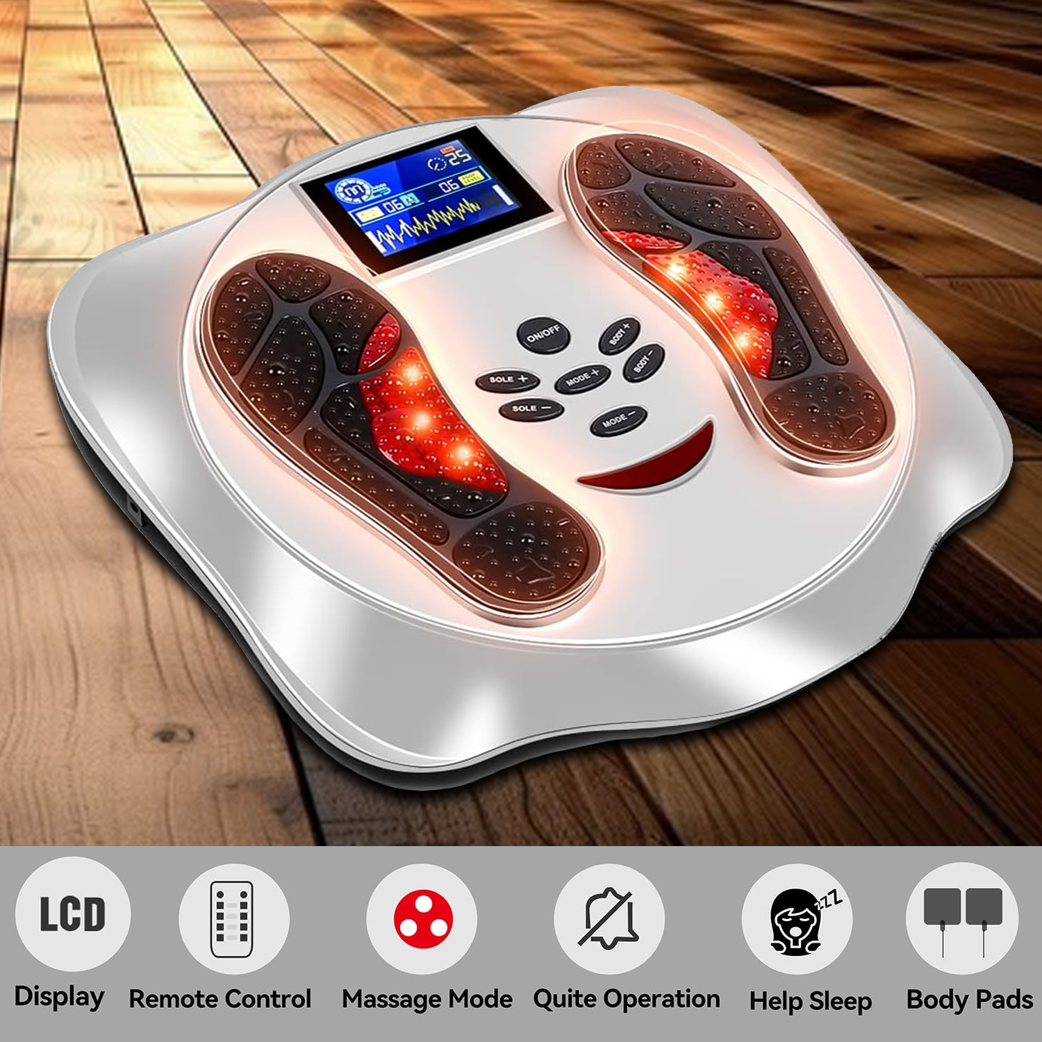 Blood circulation booster for feet and legs