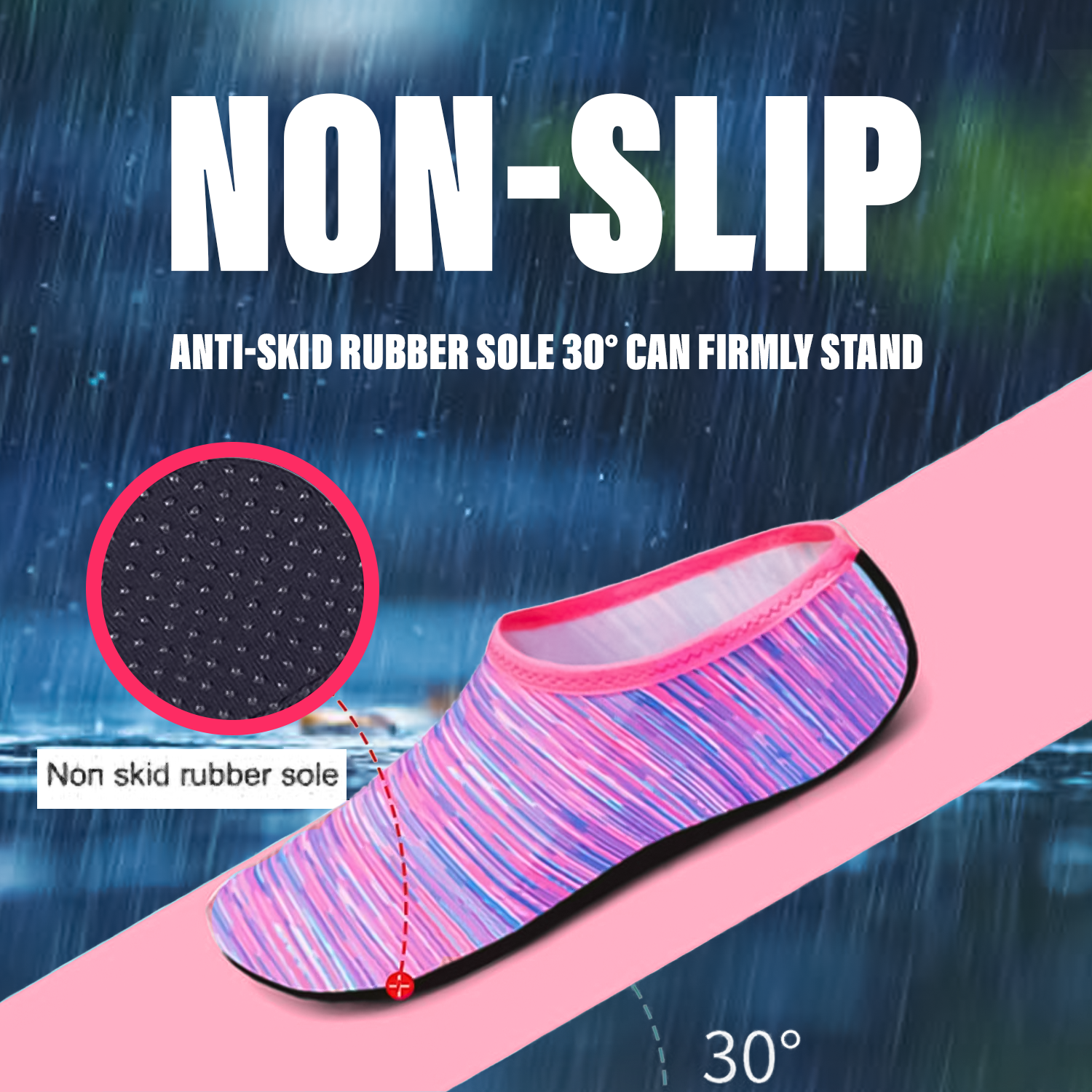 Breathable beach water shoes for men and women