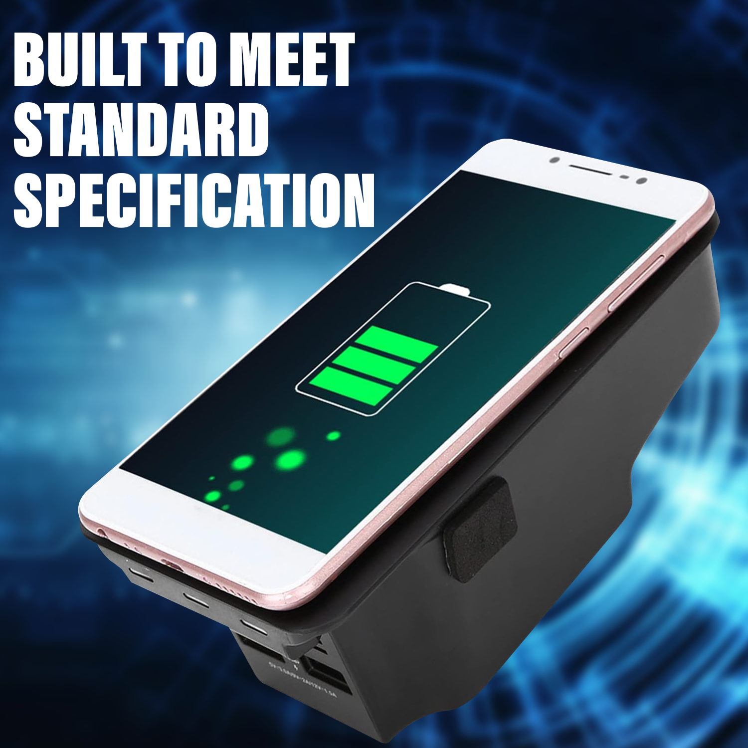 Car mount with fast wireless charging pad