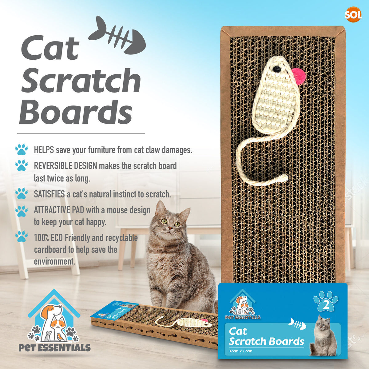 scratching board for cats