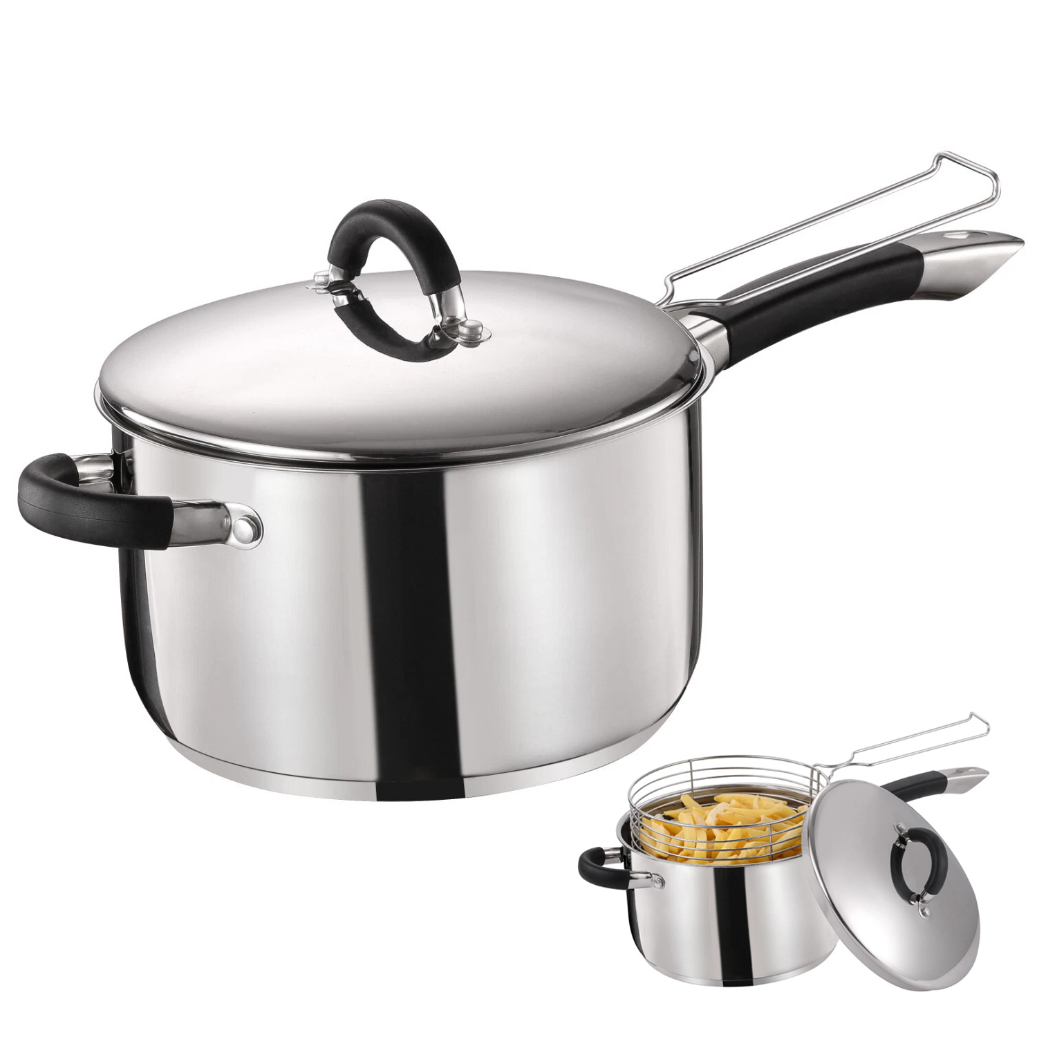 Chip Pan with Basket