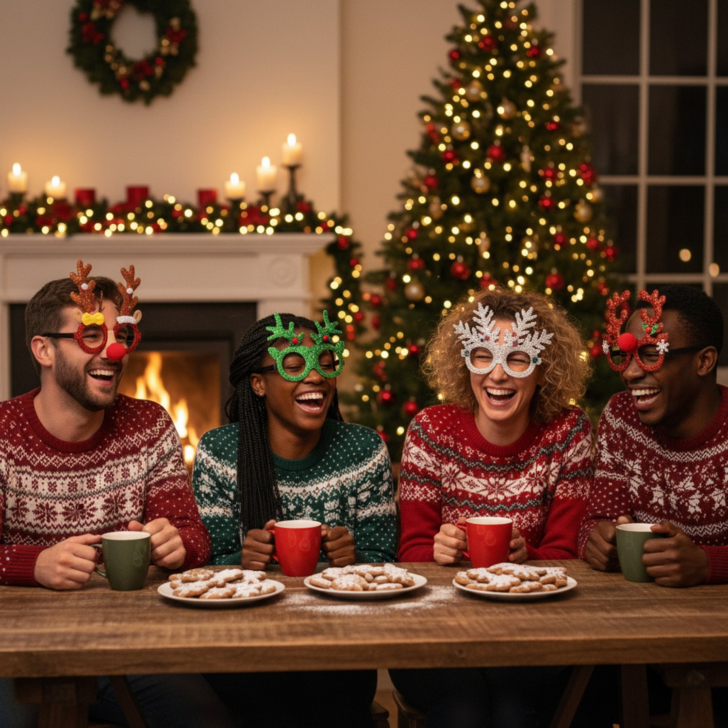 Christmas celebration pack for decorating living room and garden