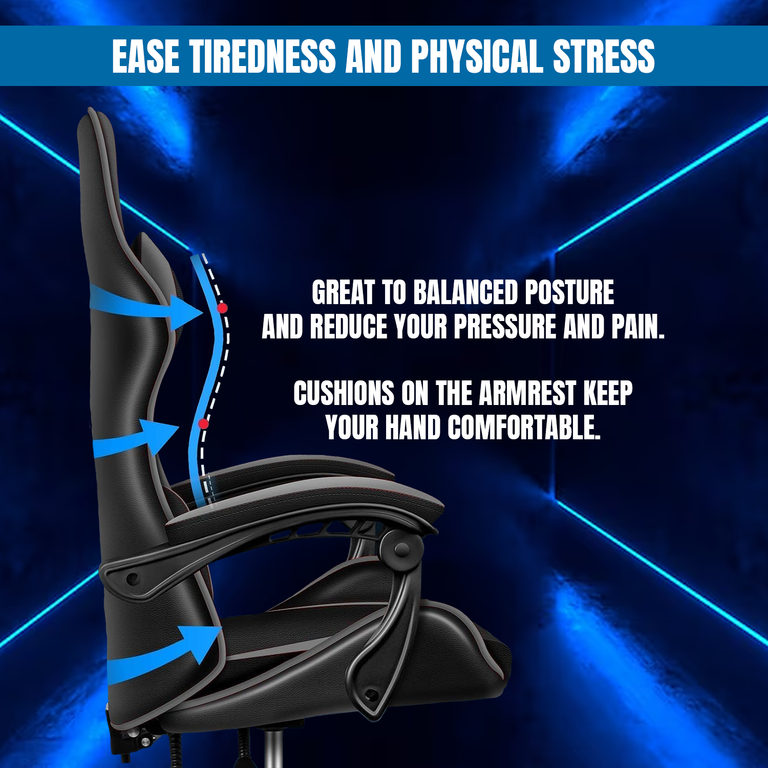 Comfortable PC gaming chair for long hours