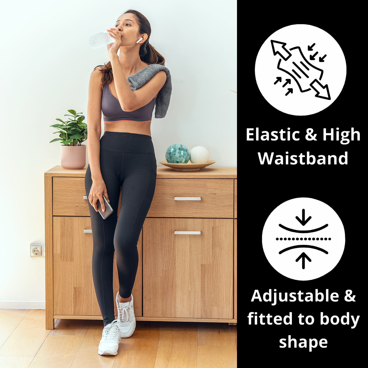 Comfortable fitness leggings for women