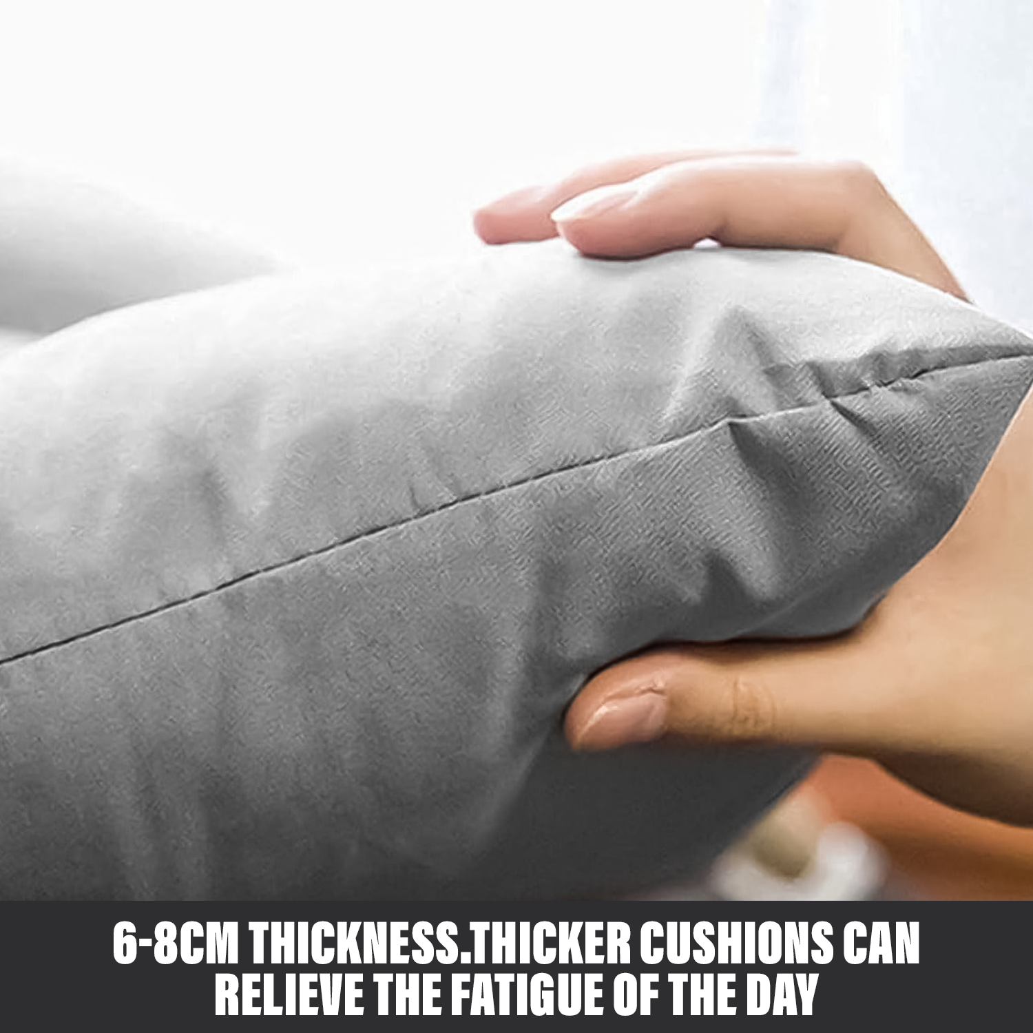 Comfortable garden furniture cushion for benches