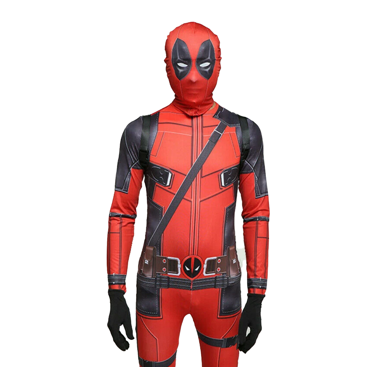 Comfortable stretch Deadpool costume for children