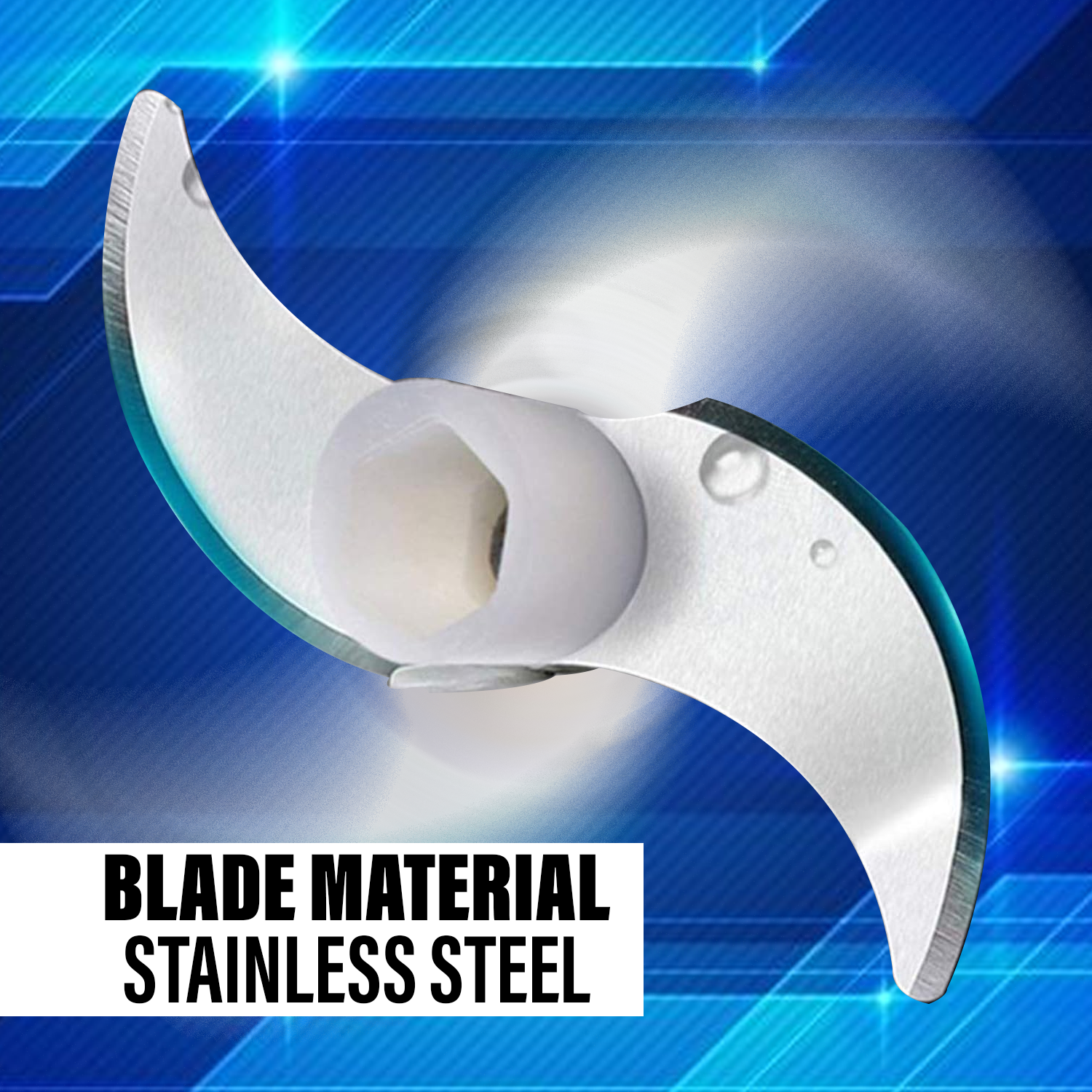 Compact electric chopper for onions and garlic