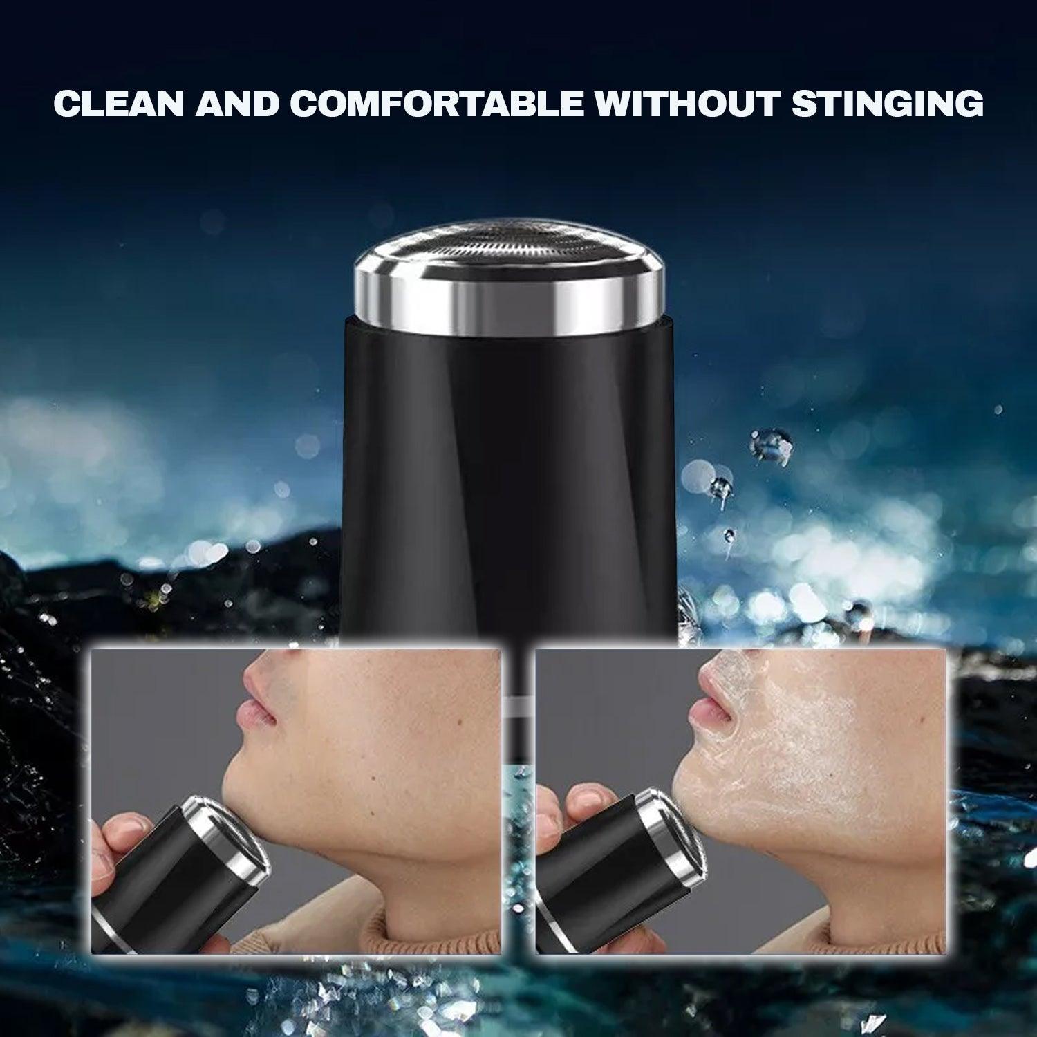 Compact portable shaver for quick grooming