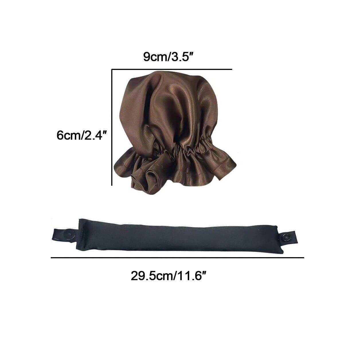 Silk Heatless Hair Curlers - Curler Satin Rollers Set Heatless Curling Hood