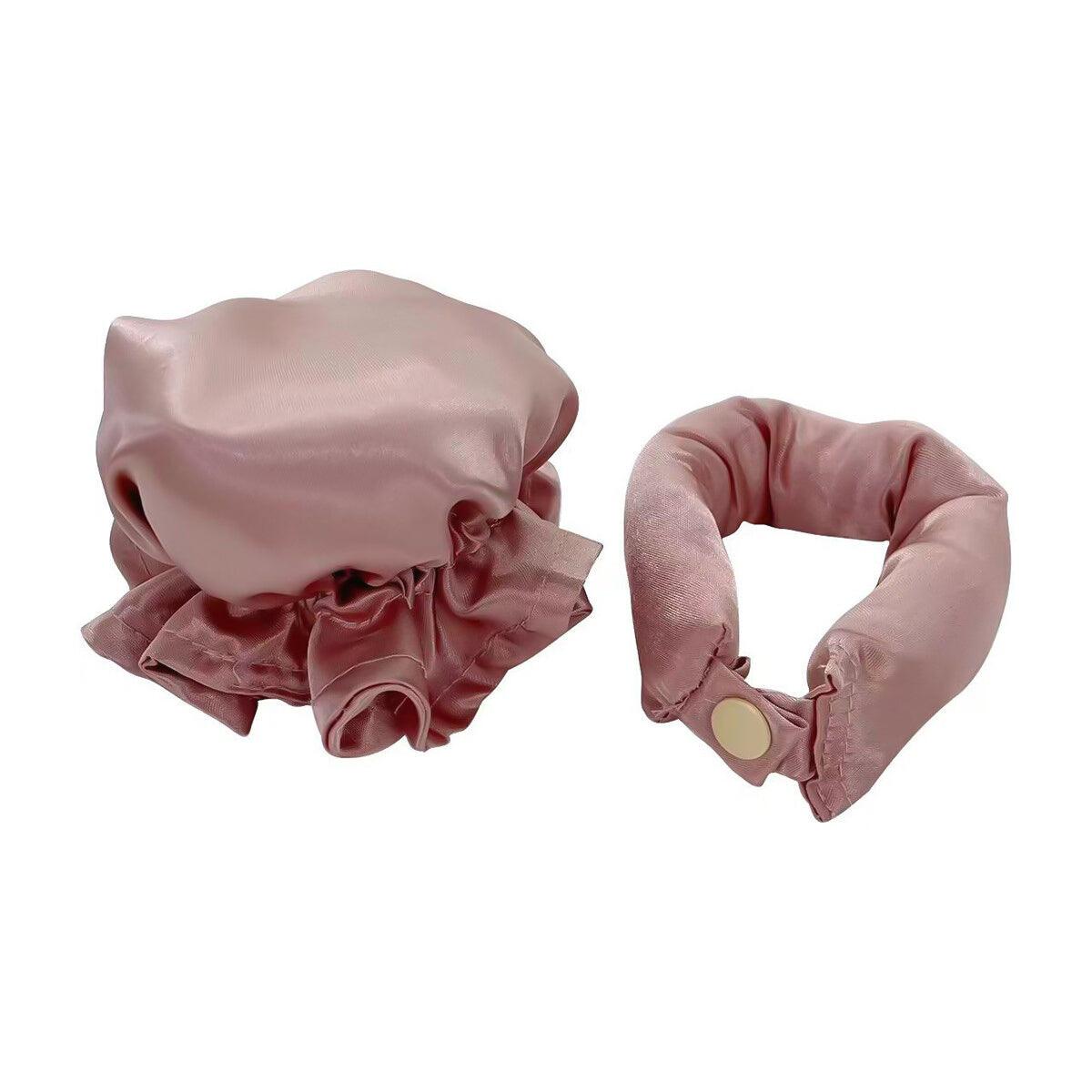 Silk Heatless Hair Curlers - Curler Satin Rollers Set Heatless Curling Hood