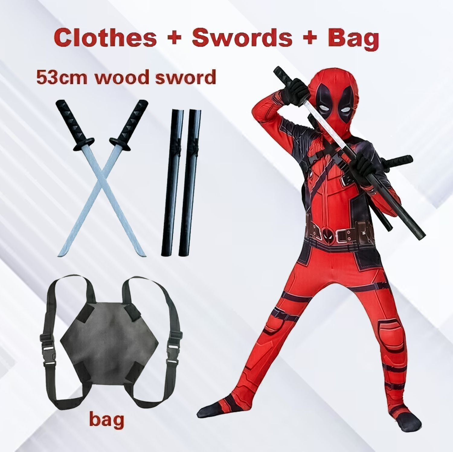 Deadpool Costume Full Set