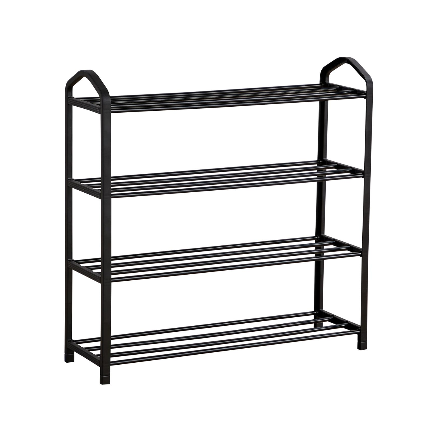 Durable footwear rack with multiple tiers