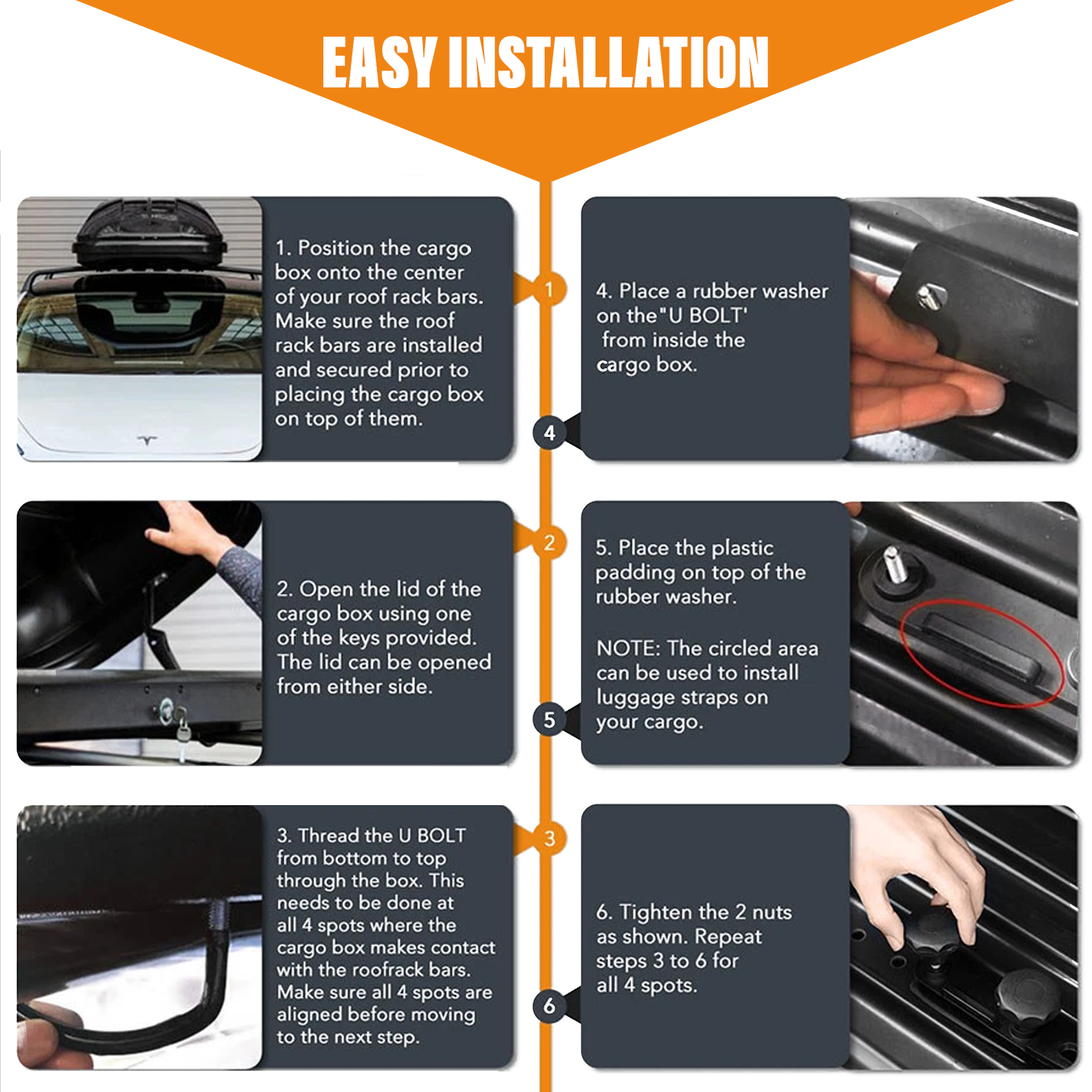 Durable roof-mounted travel box