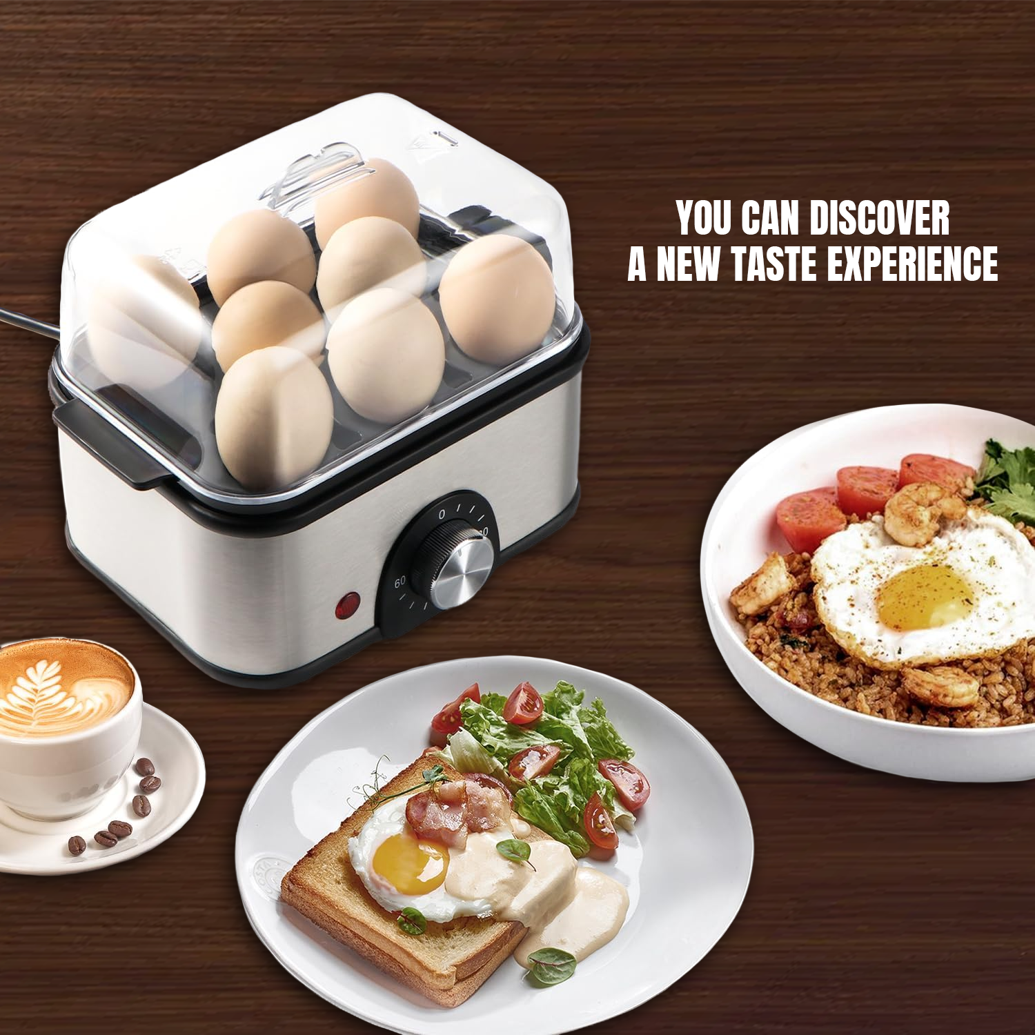 Easy-clean electric steamer for meal prep