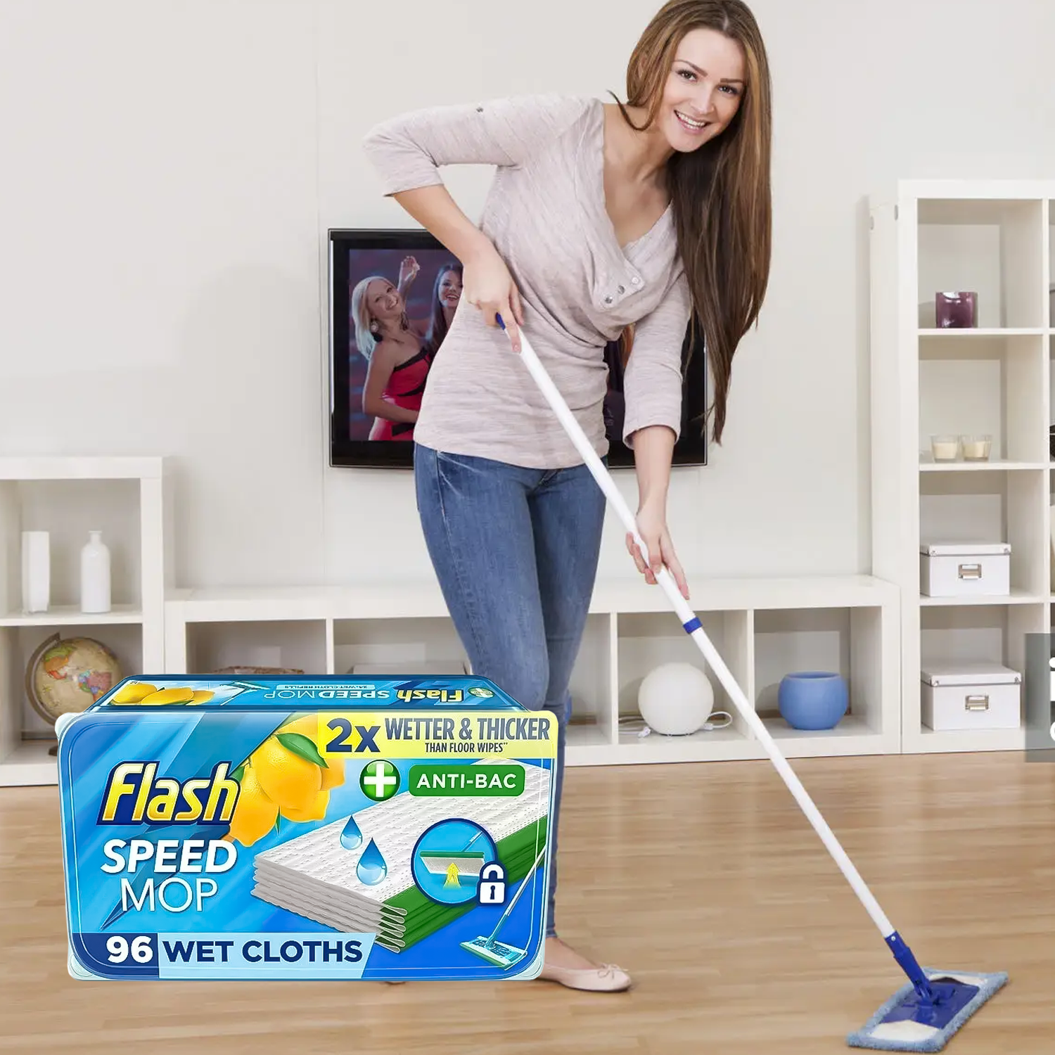 Eco-friendly reusable wet mop