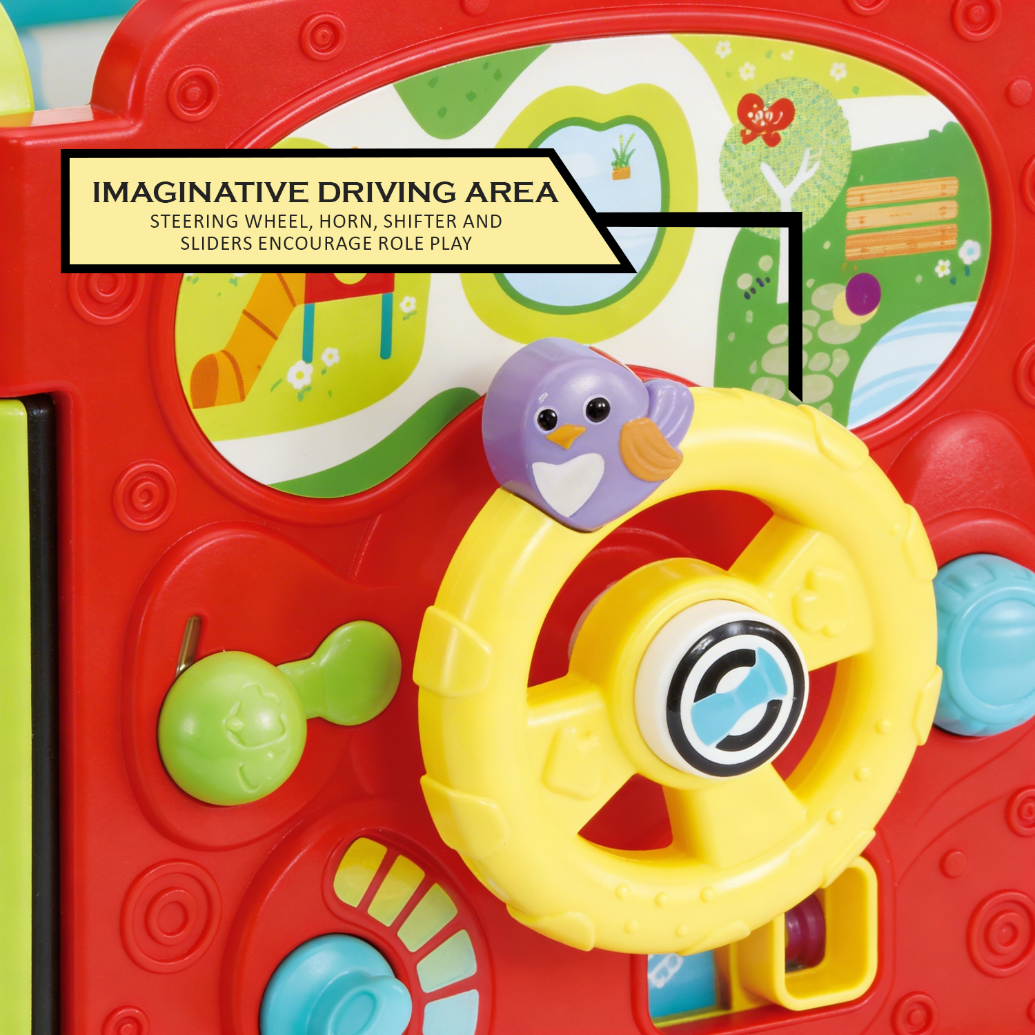 Educational toddler activity cube for early learning