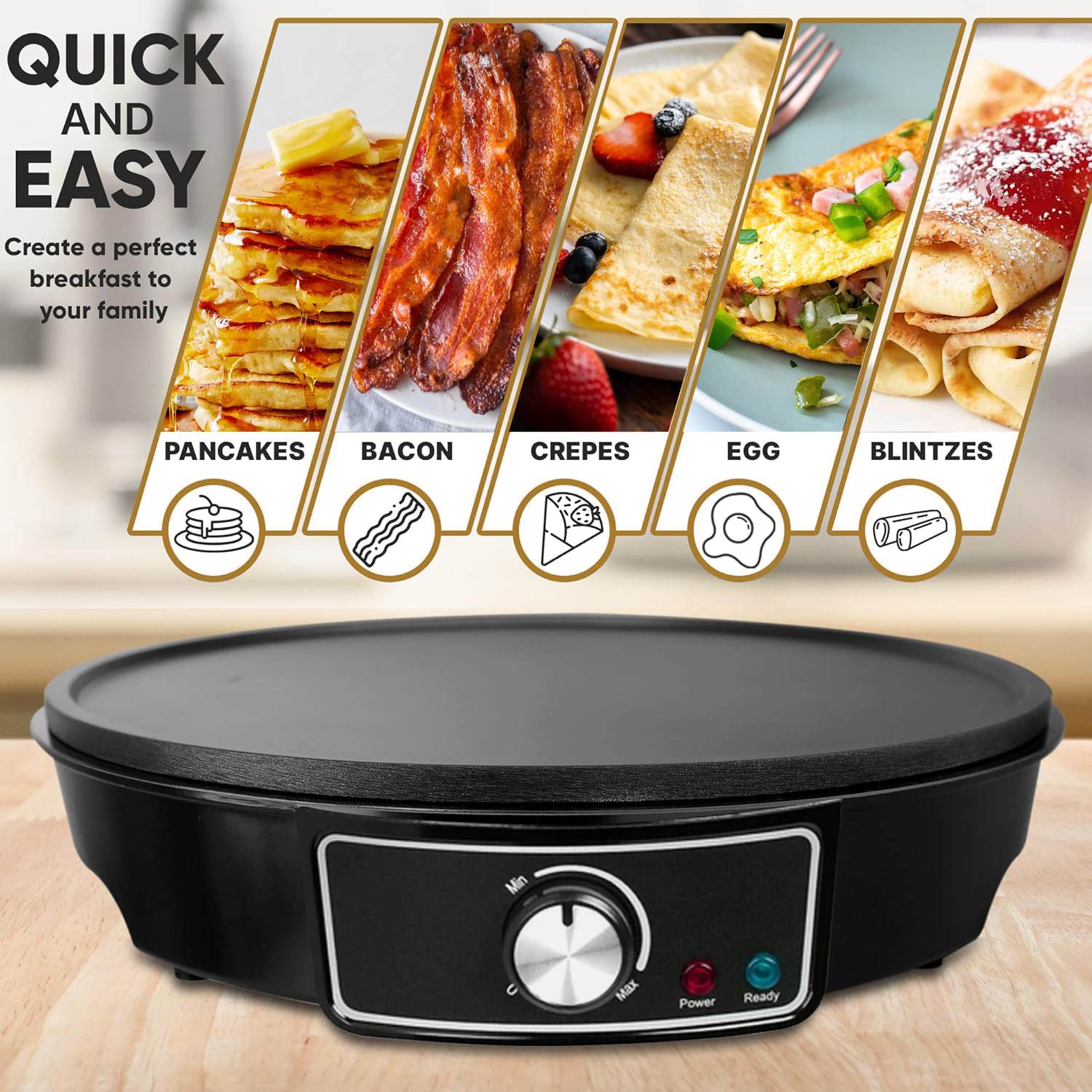 Electric hot plate for cooking