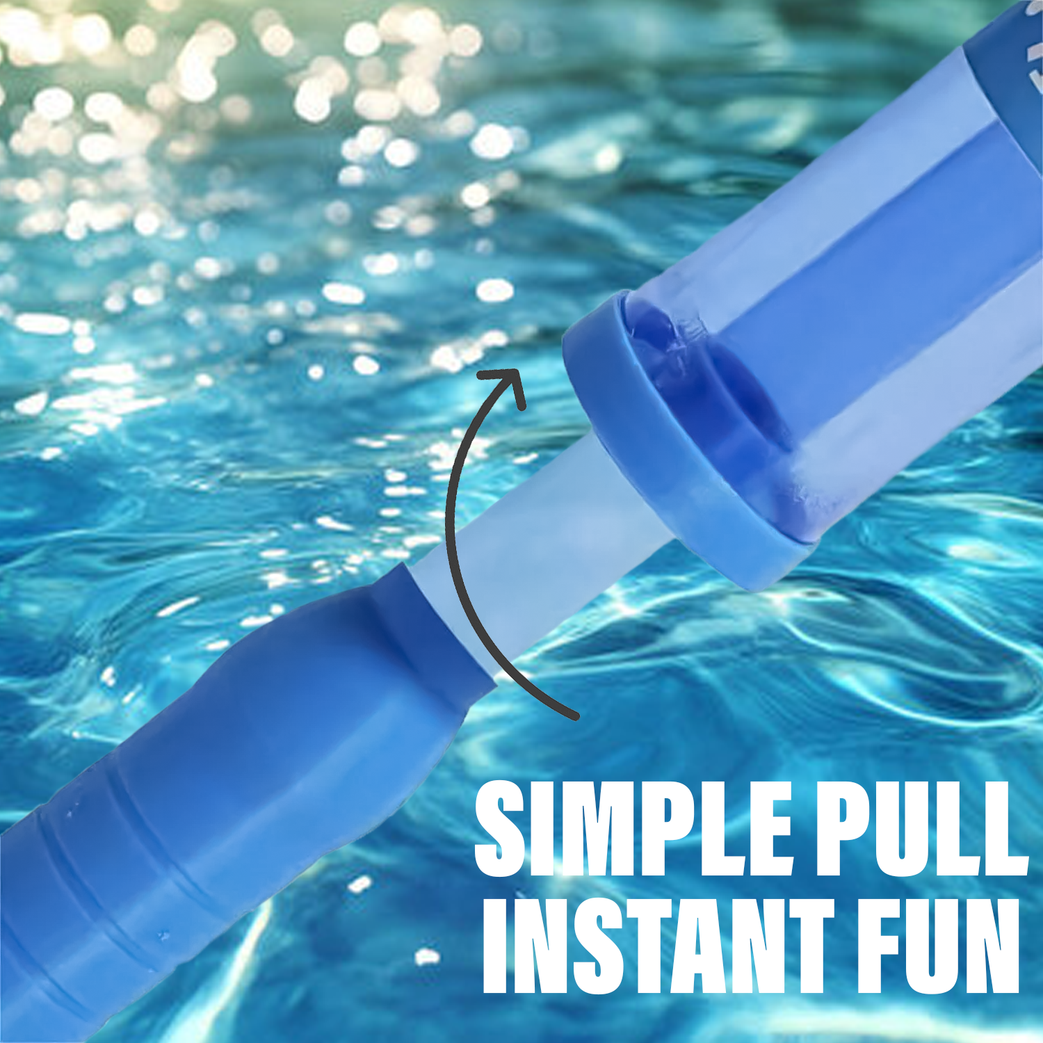 Floating water fireworks toy