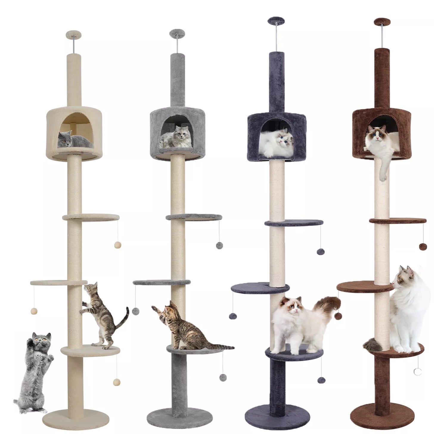 Floor to Ceiling Cat Tree