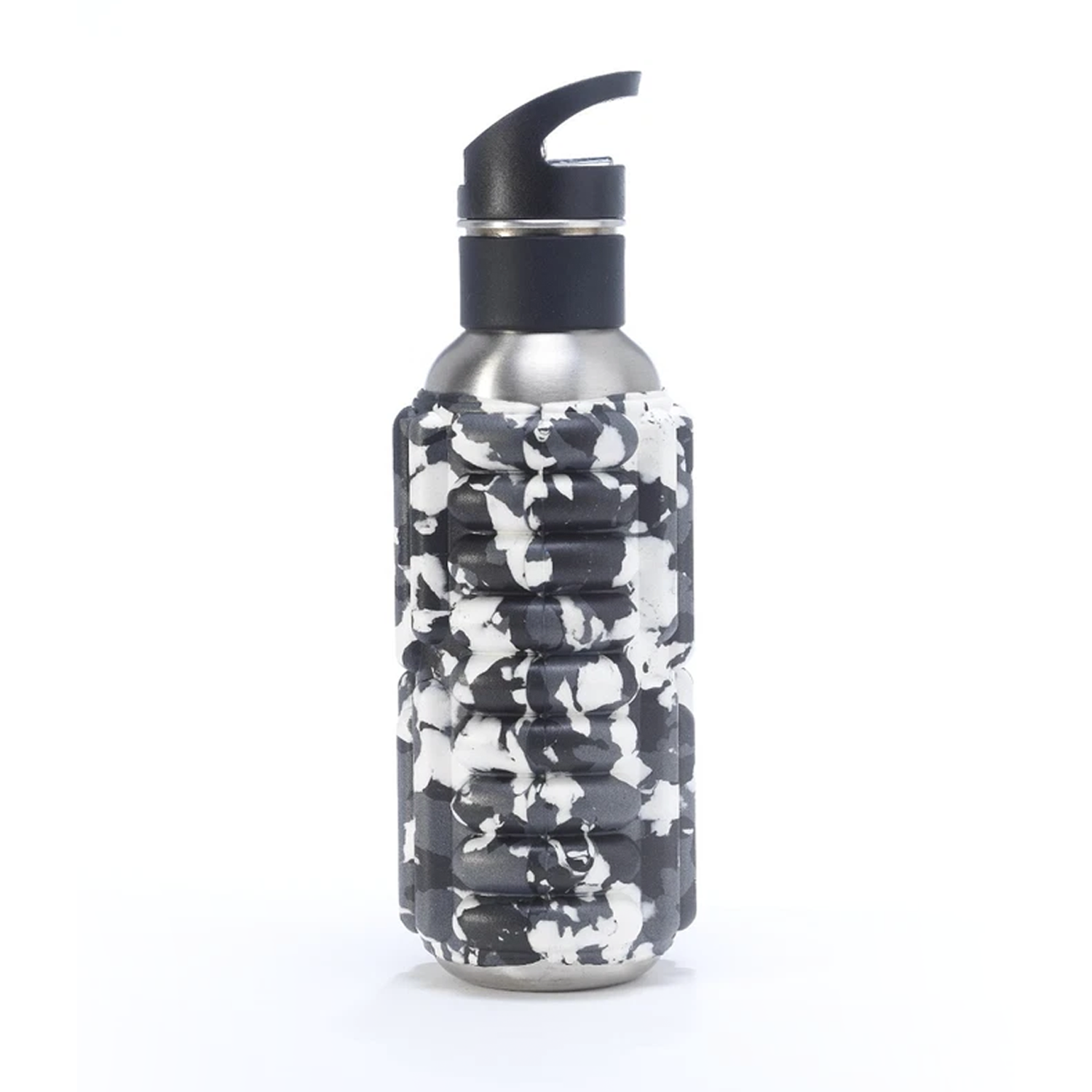 Foam Roller Water Bottle - Sustainable Ecofriendly Flip Straw Roller Drink Bottle